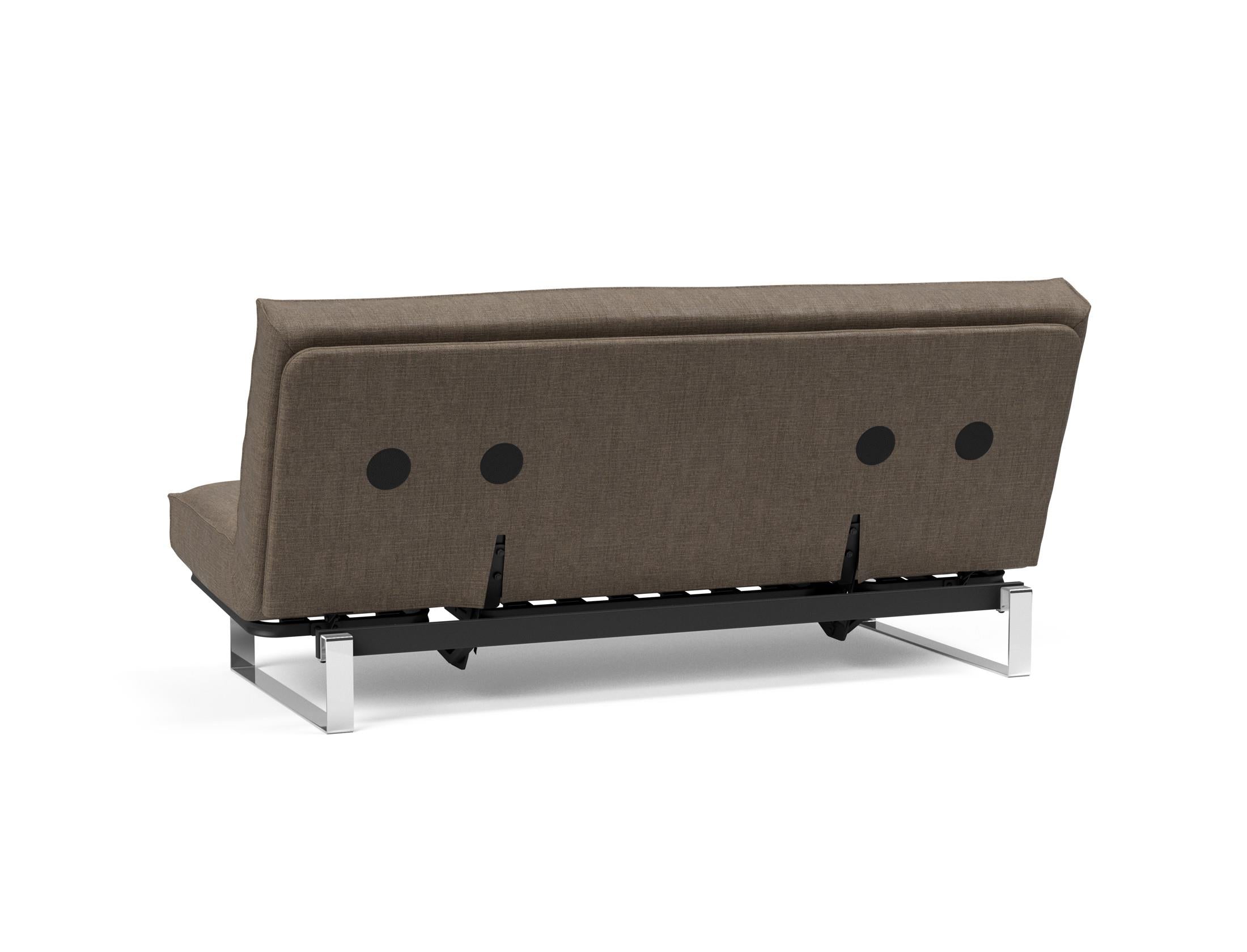 Erleben Sie das Minimum Bettsofa 140 Sharp Plus Cover Soft Spring von Innovation Living – stilvolles Design trifft auf außergewöhnlichen Komfort und Funktionalität.