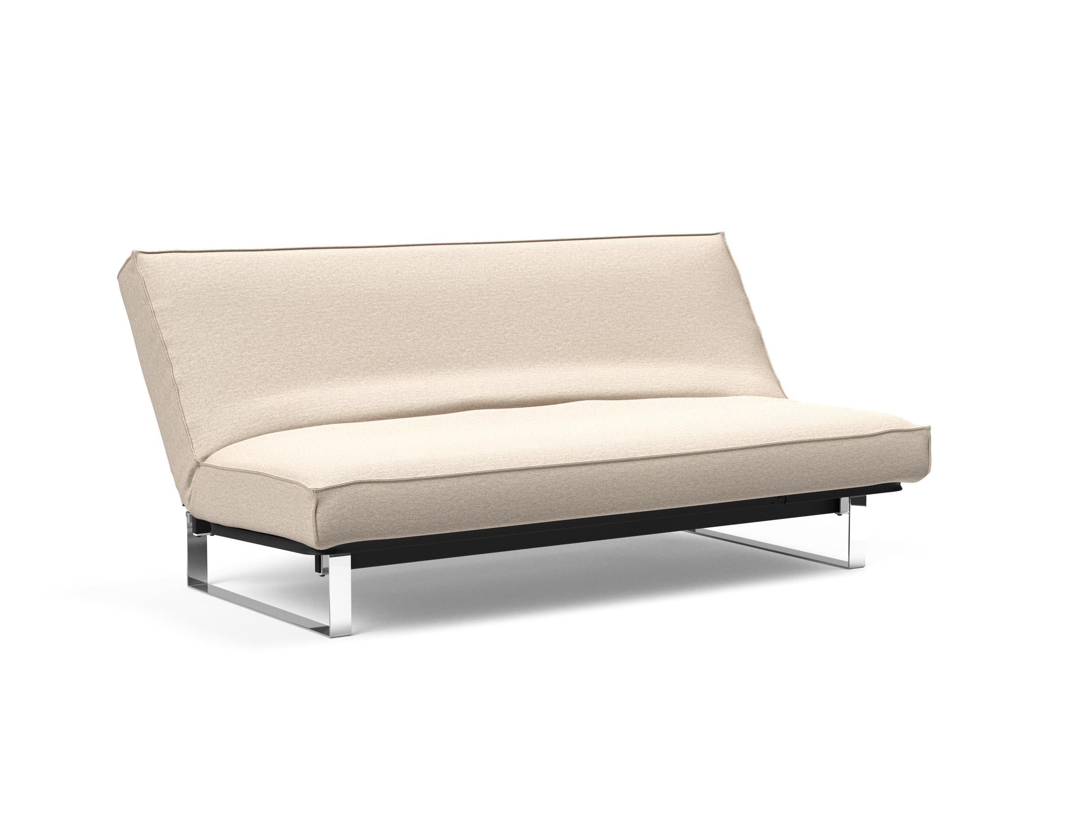 Erleben Sie das Minimum Bettsofa 140 Sharp Plus Cover Soft Spring von Innovation Living – stilvolles Design, herausragender Komfort und anpassbare Matratzen für jeden Raum.