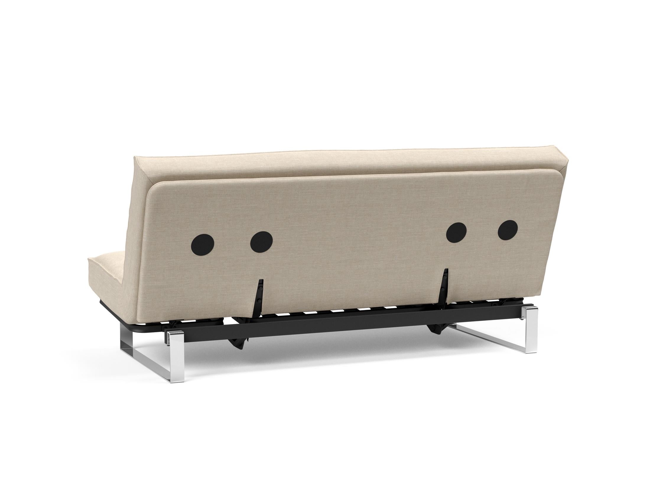 Entdecken Sie das Minimum Bettsofa 140 Sharp Plus Cover Soft Spring von Innovation Living – modernes Design, erstklassiger Komfort und vielseitige Nutzung für Ihr Zuhause.