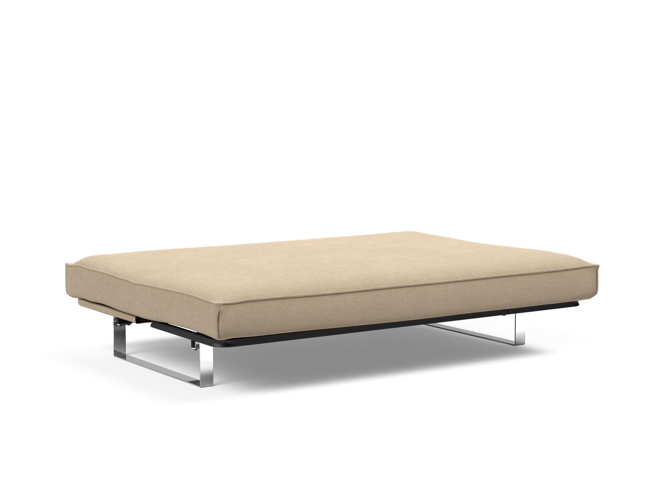 Erleben Sie das Minimum Bettsofa 140 Sharp Plus Cover Soft Spring von Innovation Living – stilvolles Design, herausragender Komfort und anpassbare Matratzen für jeden Bedarf.