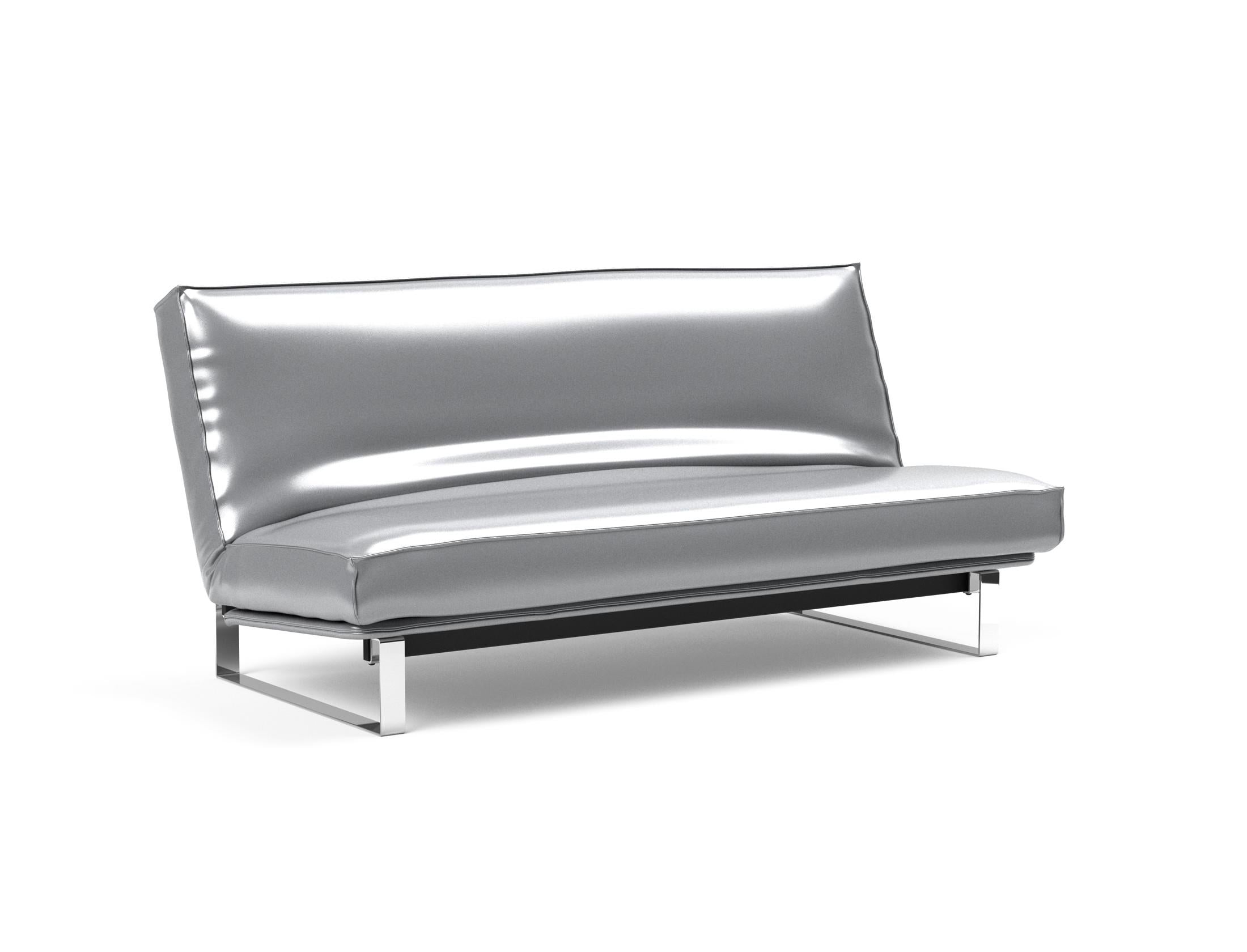 Entdecken Sie das Minimum Bettsofa 140 Sharp Plus Cover – ein stilvolles, funktionales Möbelstück mit langlebigem Metallrahmen und komfortabler Matratze für jeden Raum.