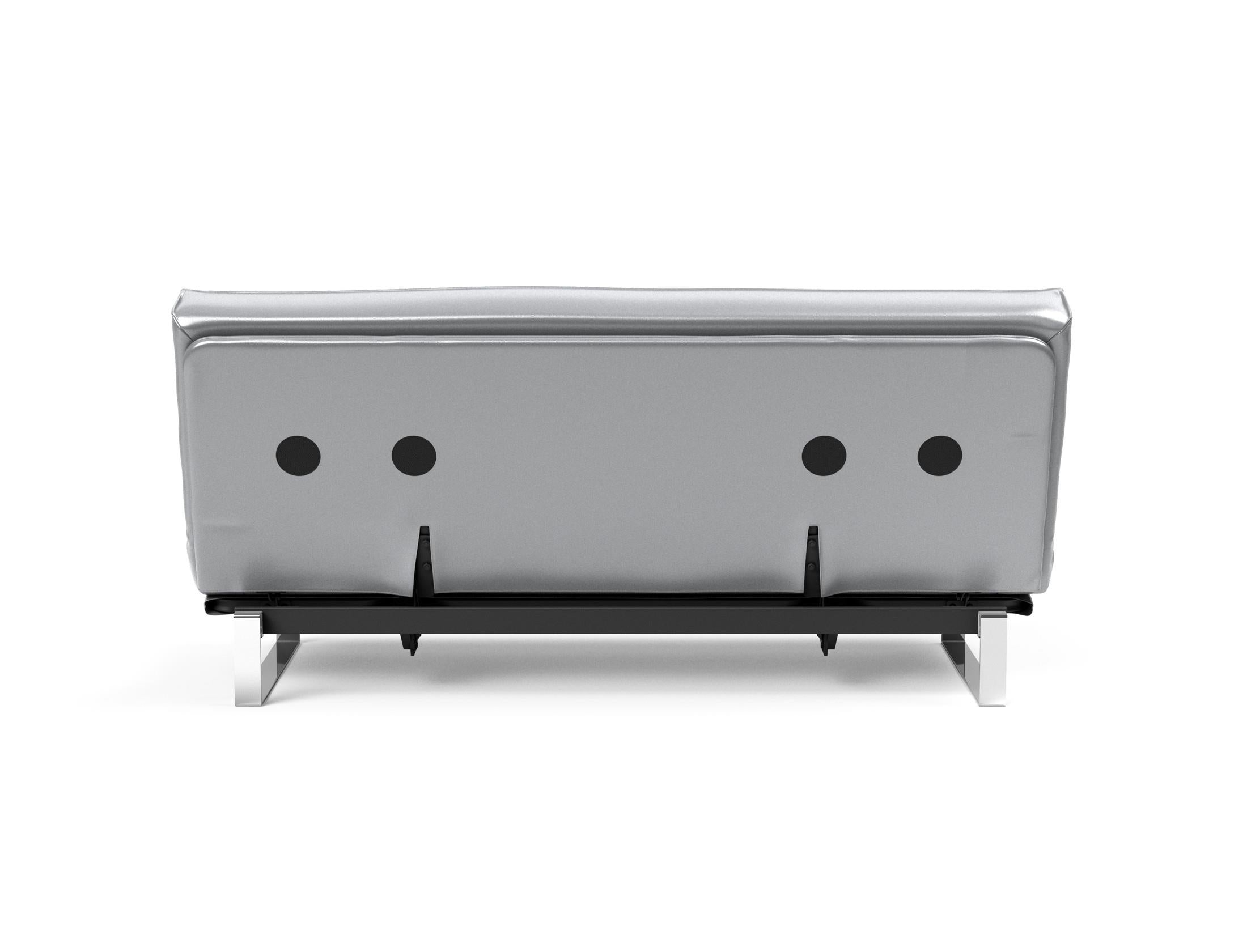 Entdecken Sie das Minimum Bettsofa 140 Sharp Plus Cover – ein stilvolles, funktionales Möbelstück mit langlebigem Metallrahmen und komfortabler Matratze für jeden Raum.