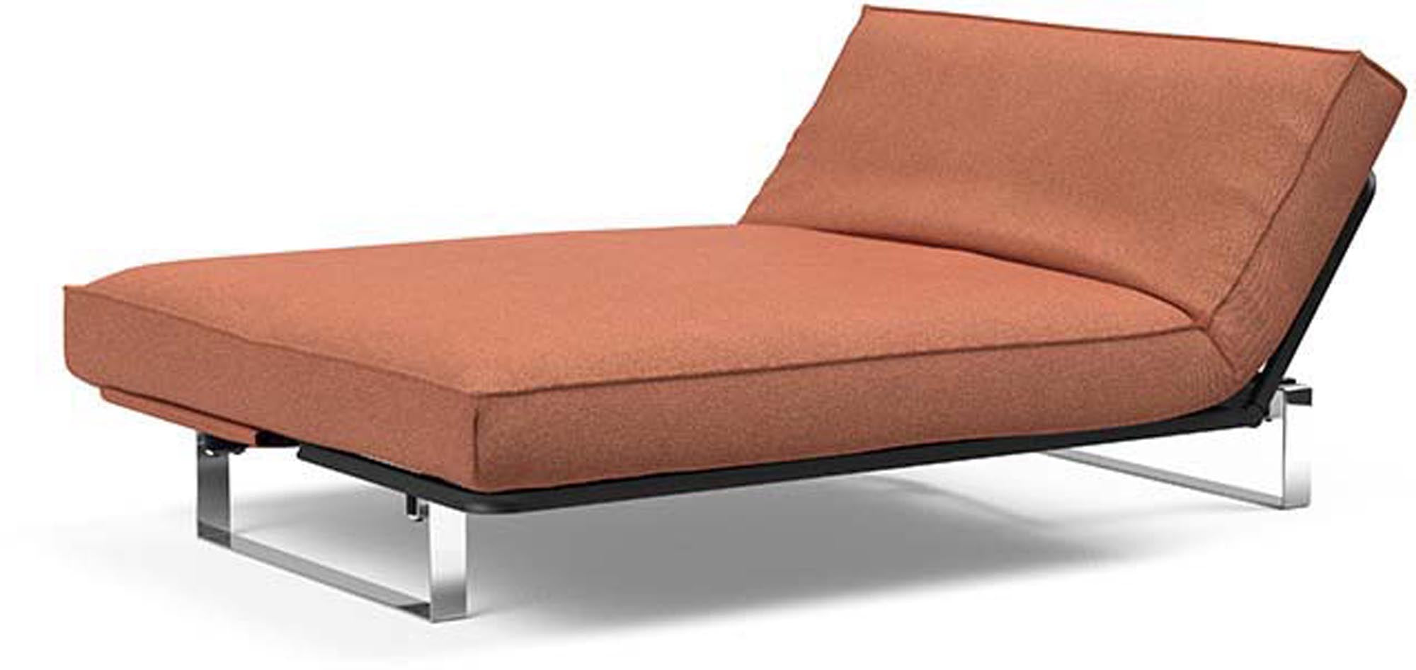 Erleben Sie das Minimum Bettsofa 140 Sharp Plus Cover von Innovation Living: Modernes Design, exzellente Bequemlichkeit und vielseitige Matratzenoptionen für Ihr Zuhause.