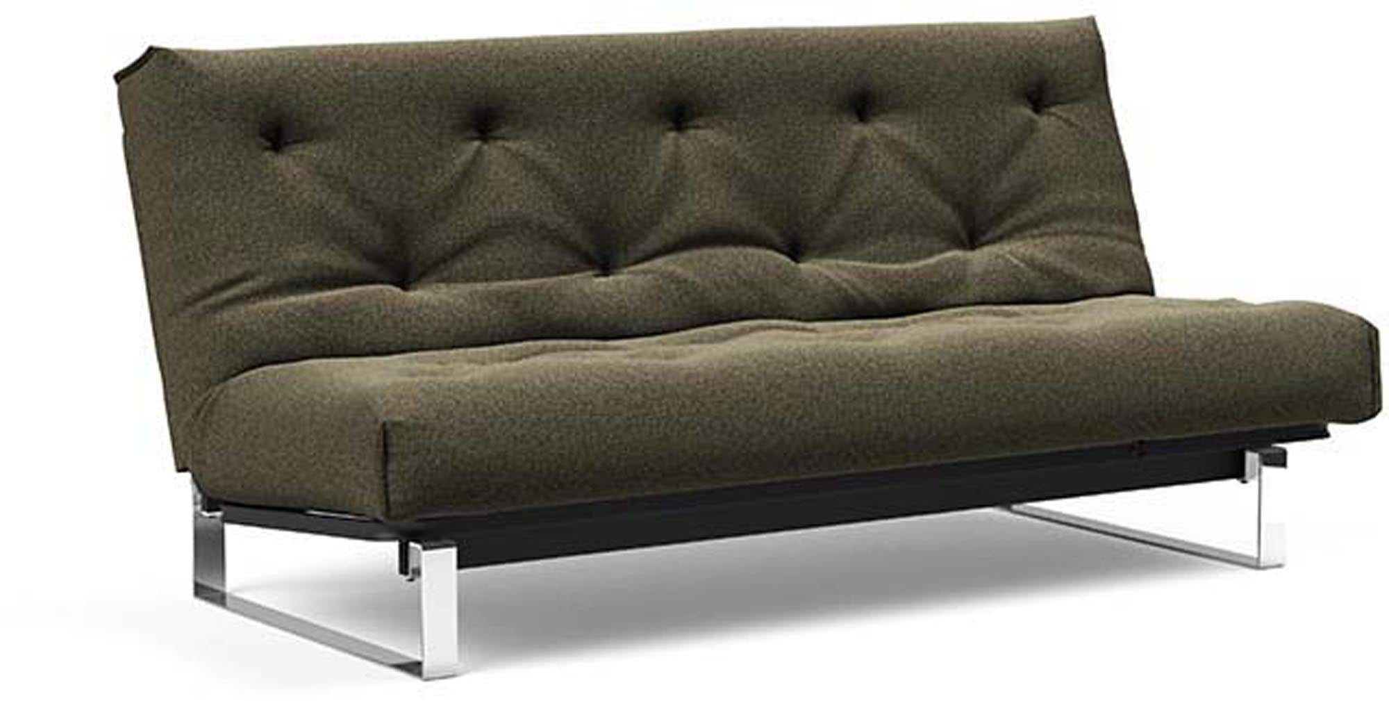 Entdecken Sie das Minimum Bettsofa 140 Nordic von Innovation Living: stilvolles skandinavisches Design, perfekt für platzsparende Lösungen und vielseitige Einsätze.