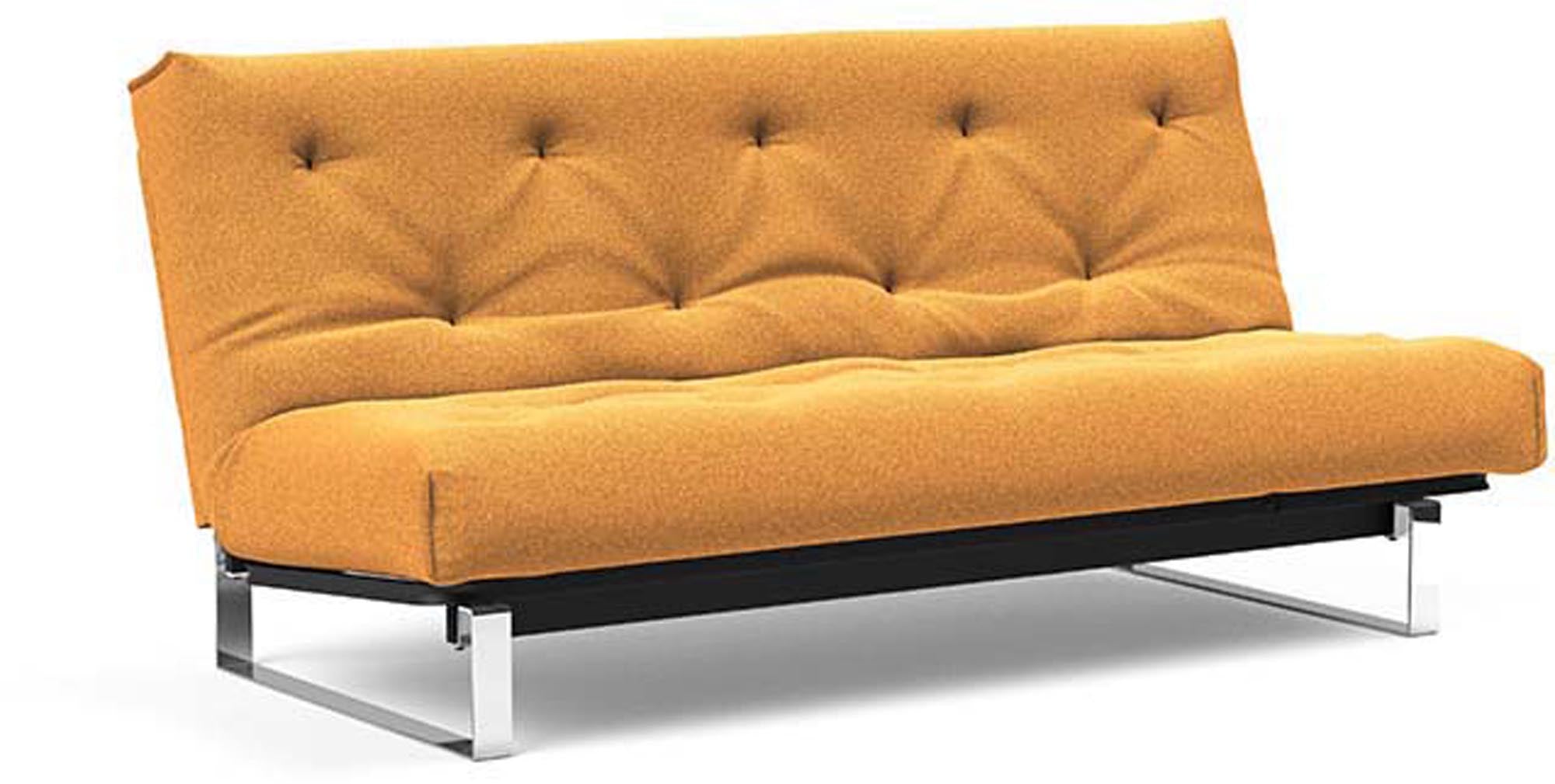 Erleben Sie das Minimum Bettsofa 140 Nordic von Innovation Living: modernes skandinavisches Design, ideal für kleine Räume und flexible Nutzung.