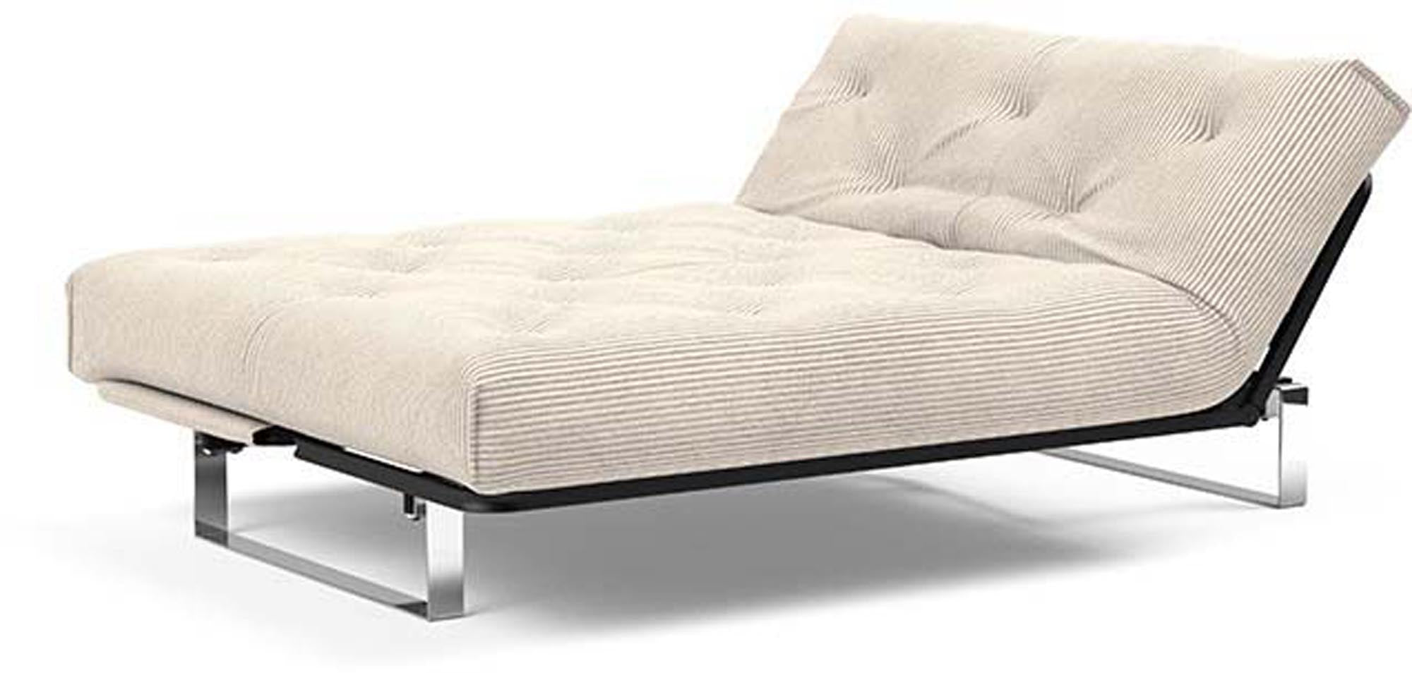 Erleben Sie das Minimum Bettsofa 140 Nordic von Innovation Living: modernes skandinavisches Design, ideal für kleine Räume und flexible Nutzung.