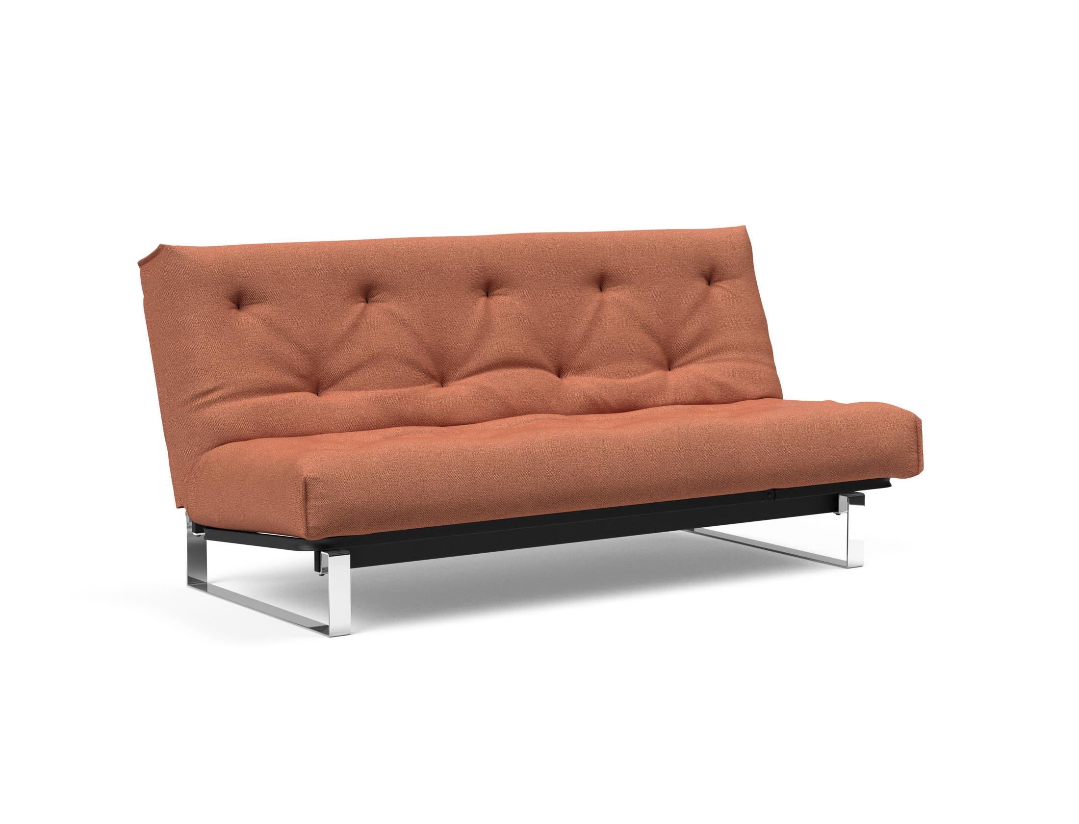 Erleben Sie das Minimum Bettsofa 140 Nordic Soft Spring von Innovation Living – eine perfekte Kombination aus modernem Stil und optimalem Schlafkomfort.