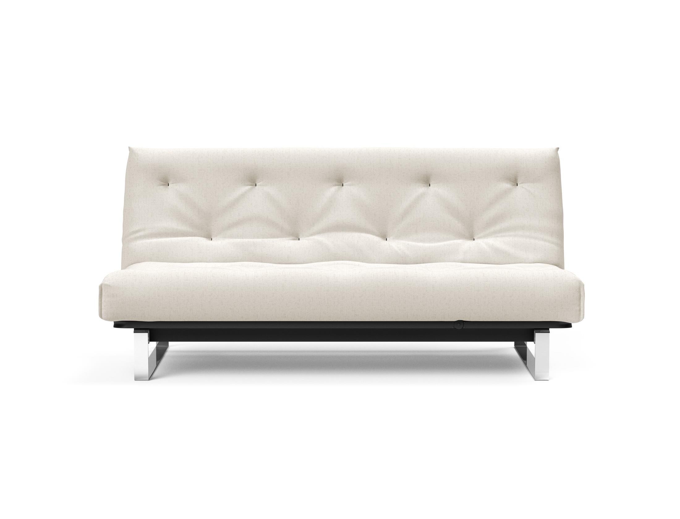 Erleben Sie das Minimum Bettsofa 140 Nordic Soft Spring von Innovation Living – ein elegantes, funktionales Möbelstück für höchsten Schlafkomfort.