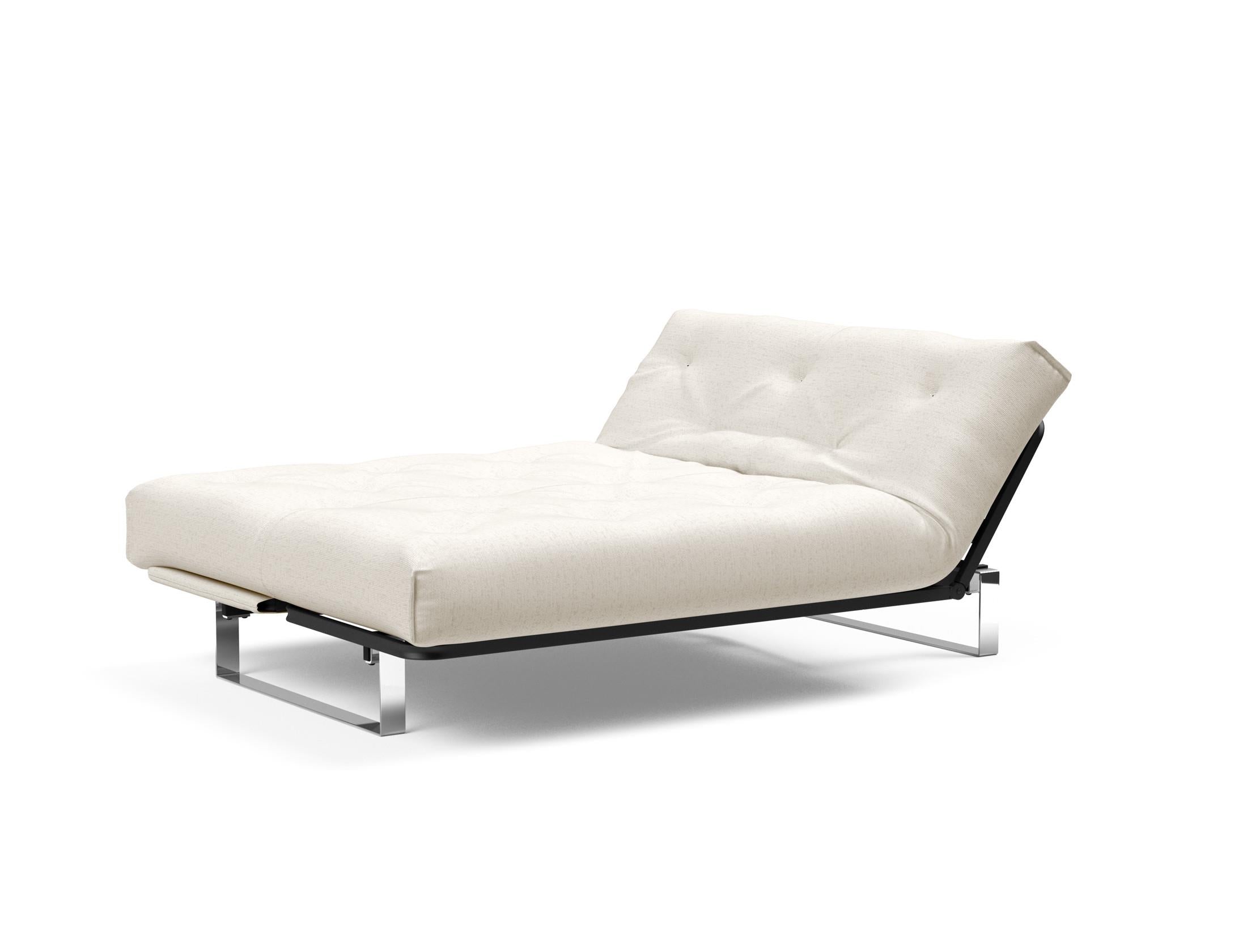 Erleben Sie das Minimum Bettsofa 140 Nordic Soft Spring von Innovation Living – skandinavisches Design trifft auf höchsten Schlafkomfort und vielseitige Nutzung.