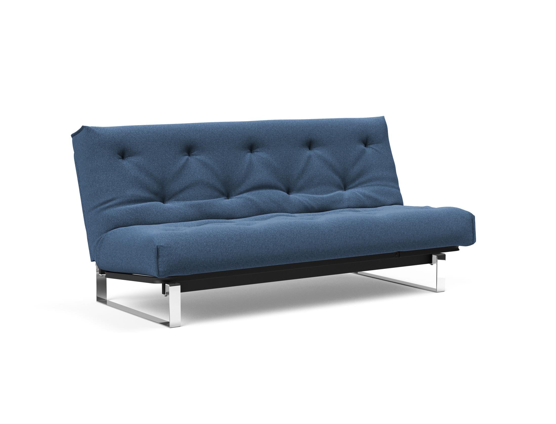 Erleben Sie das Minimum Bettsofa 140 Nordic Soft Spring von Innovation Living – eine perfekte Kombination aus modernem Stil und optimalem Schlafkomfort.