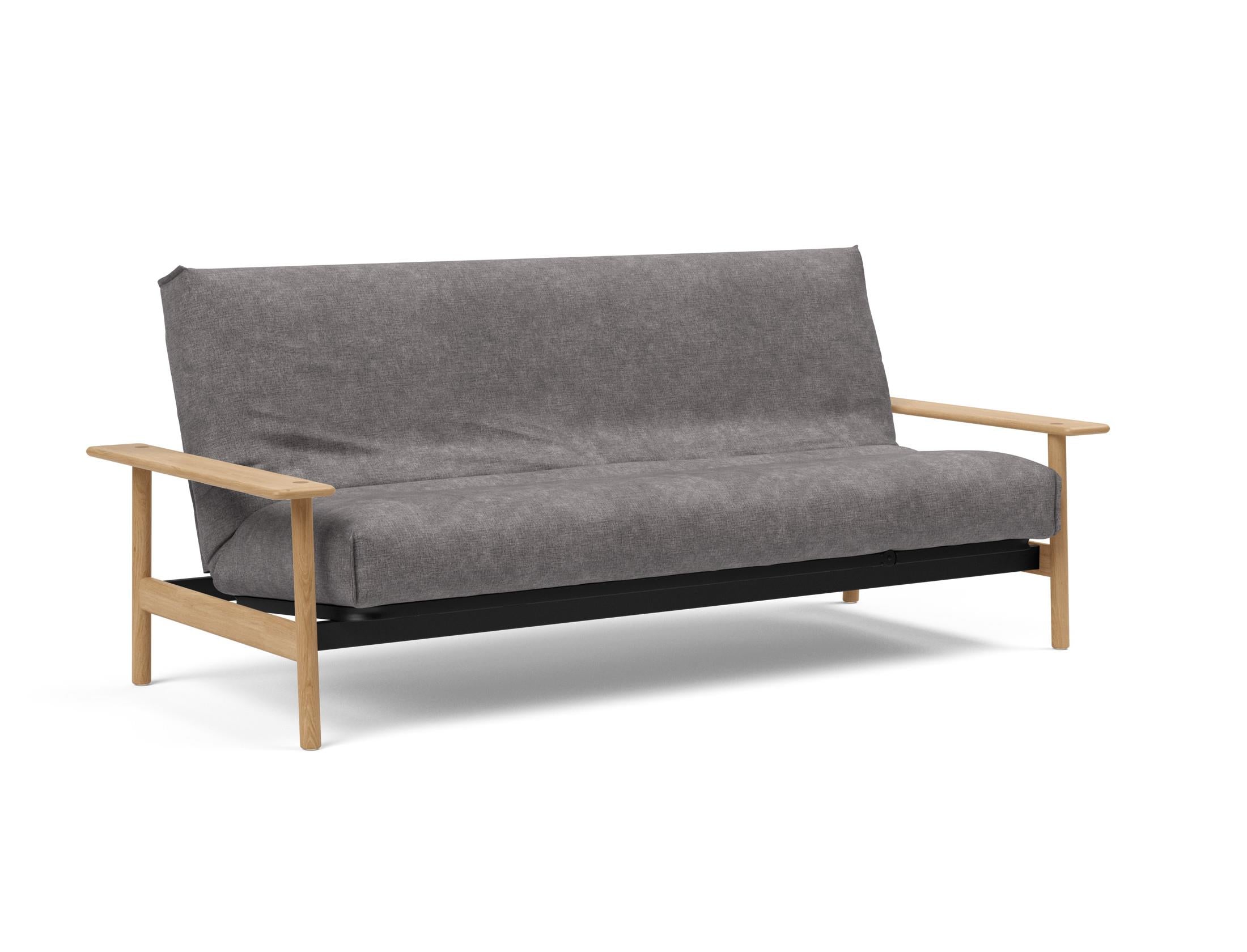 Erleben Sie das Balder Bettsofa 140 Nordic Cover Soft Spring von Innovation Living – eine perfekte Kombination aus modernem Stil und optimalem Schlafkomfort.