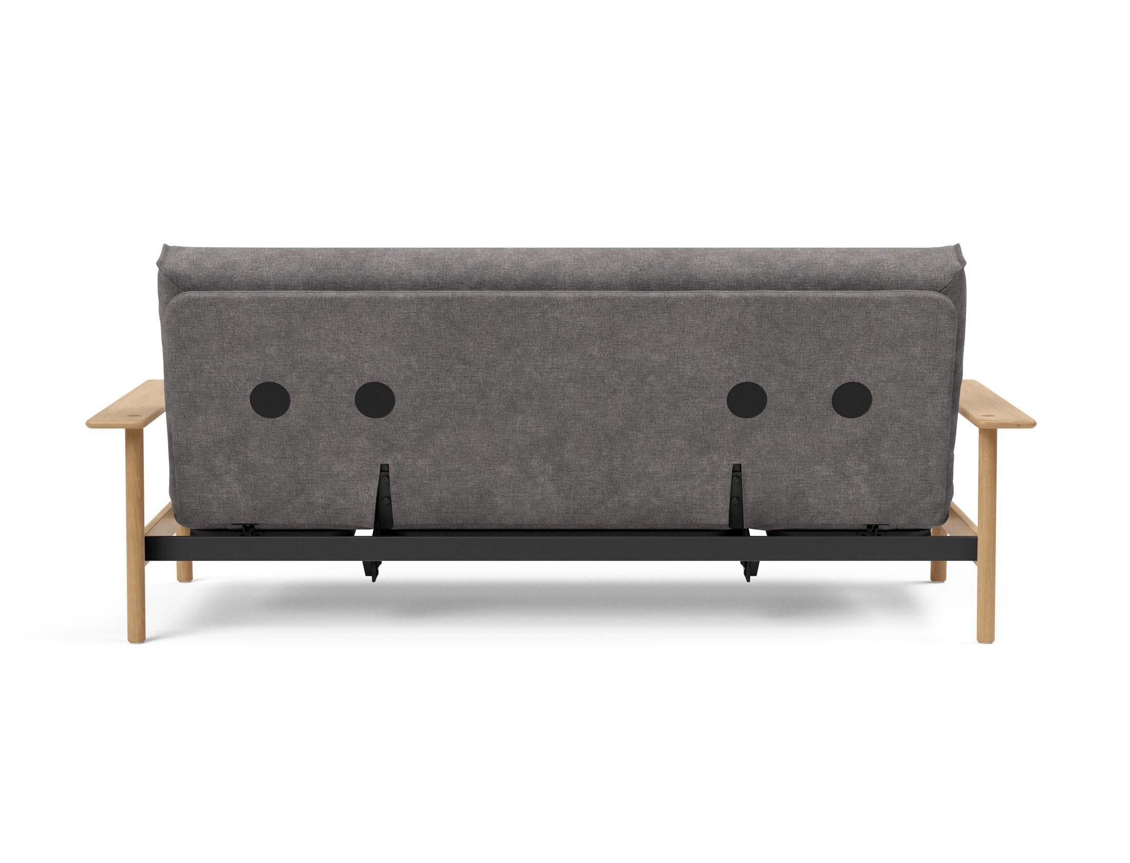 Erleben Sie das Balder Bettsofa 140 Nordic Cover Soft Spring von Innovation Living – eine perfekte Kombination aus modernem Stil und optimalem Schlafkomfort.