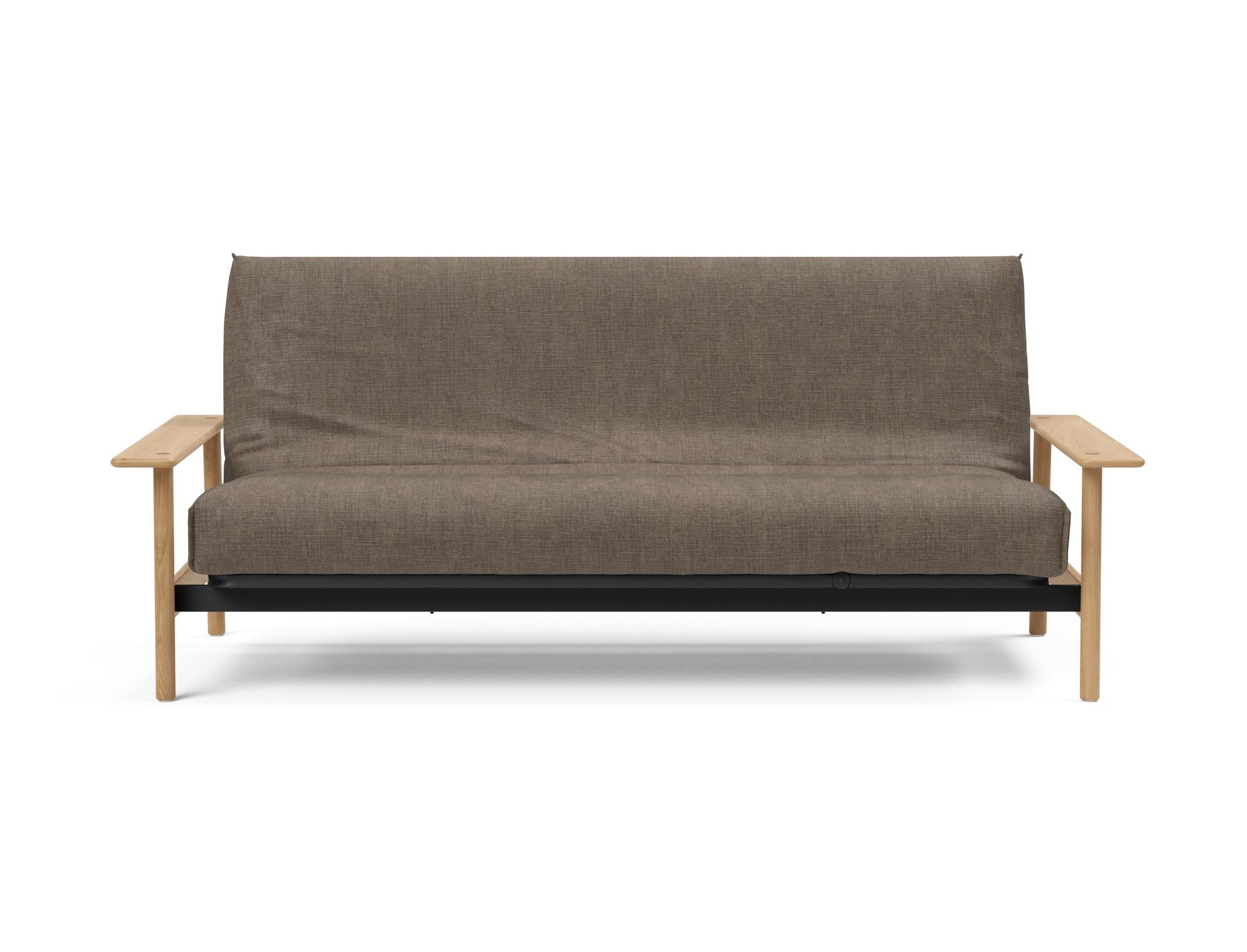 Stylisches Balder Bettsofa 140 in Nordic Cover, ideal für entspannte Stunden und als praktische Schlafgelegenheit für Übernachtungsgäste.