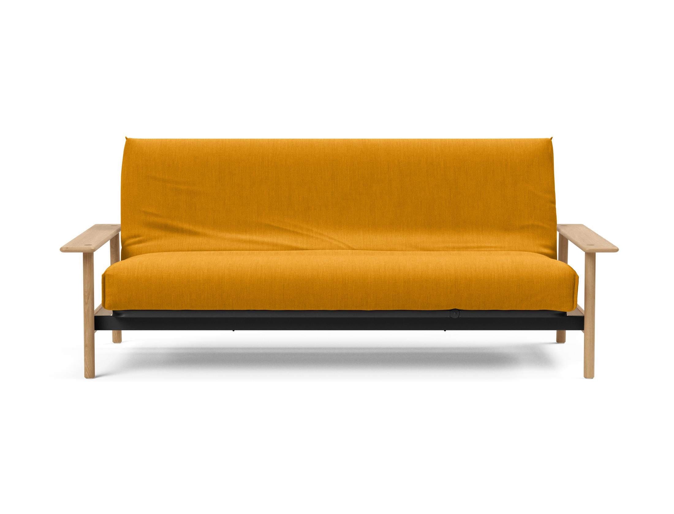 Elegantes Balder Bettsofa 140 in Nordic Cover, ideal für gemütliche Wohnräume und als praktisches Schlafsofa für Gäste.