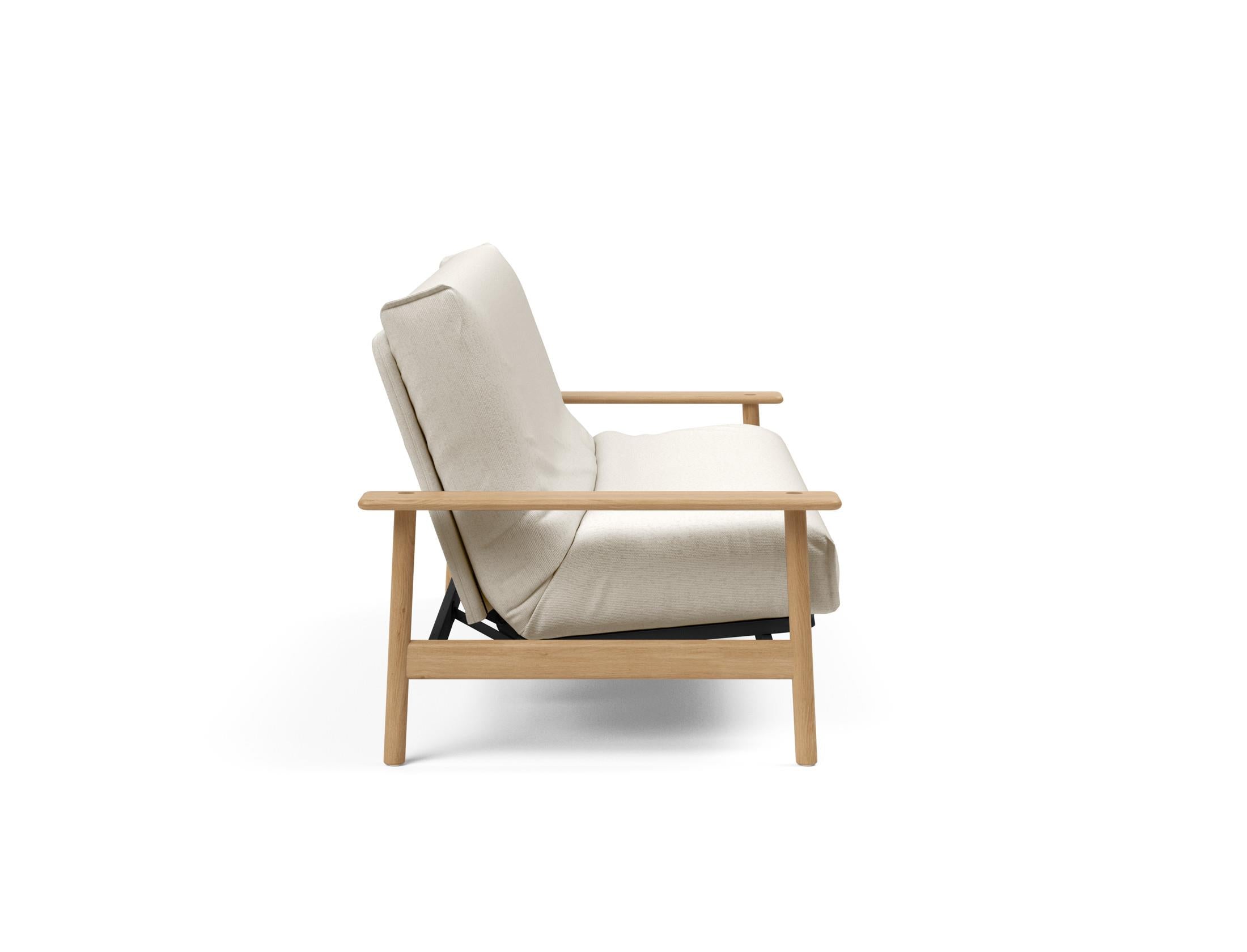 Entdecken Sie das Balder Bettsofa 140 Nordic Cover Soft Spring von Innovation Living – skandinavisches Design trifft auf höchsten Komfort und Funktionalität.