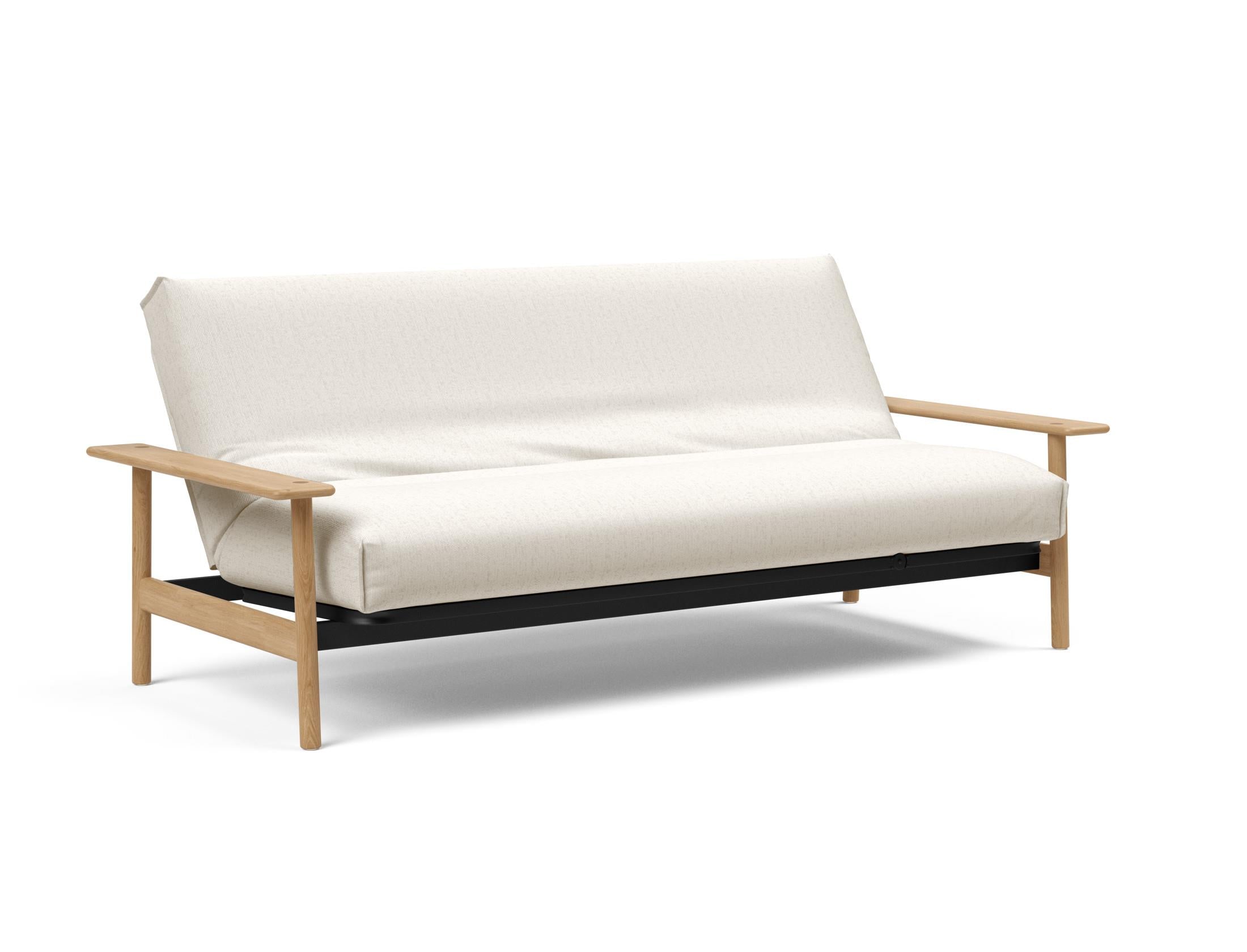 Erleben Sie das Balder Bettsofa 140 Nordic Cover Soft Spring – eine harmonische Verbindung von stilvollem skandinavischen Design und optimalem Komfort.