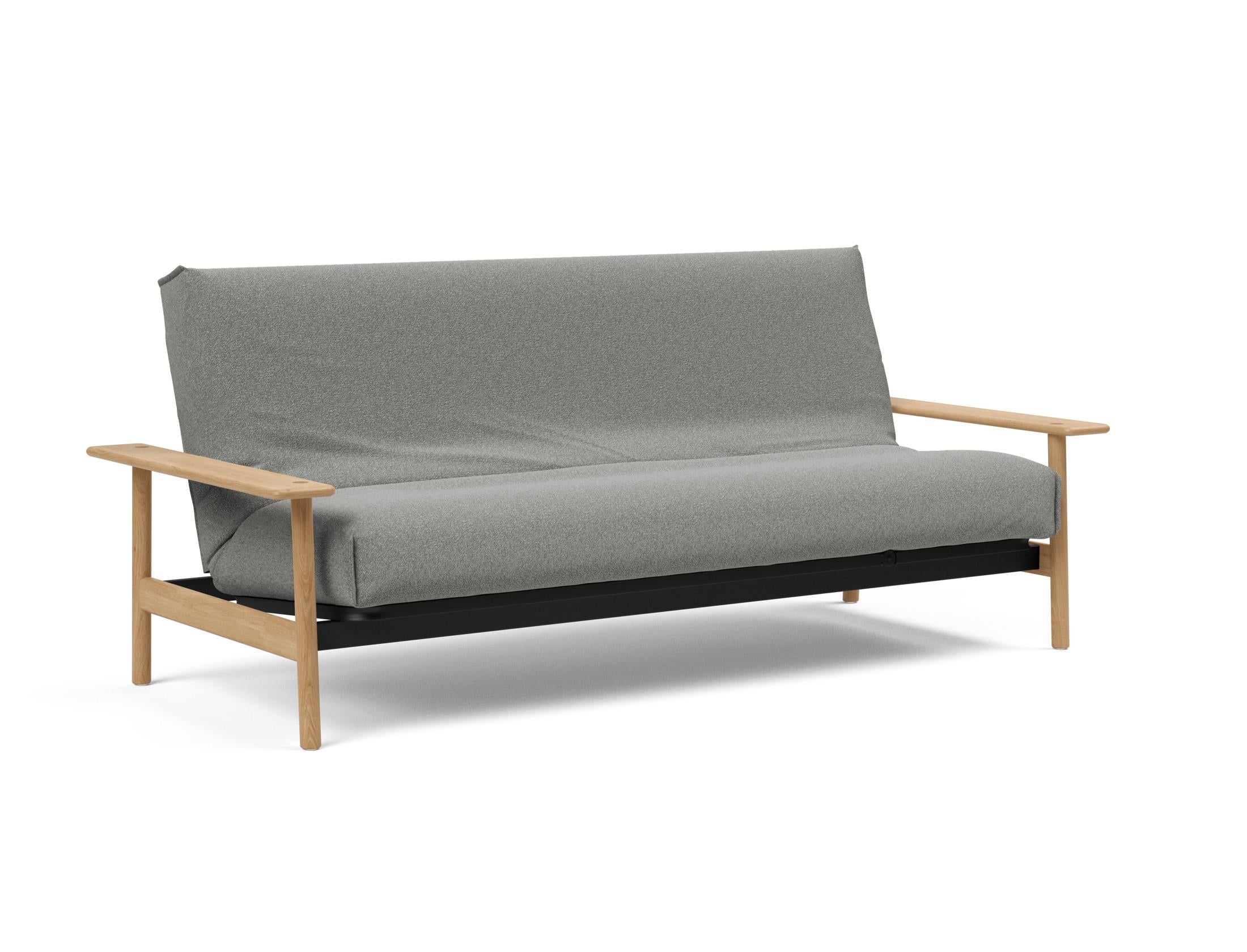 Erleben Sie das Balder Bettsofa 140 Nordic Cover Soft Spring von Innovation Living – eine perfekte Kombination aus modernem Stil und optimalem Schlafkomfort.