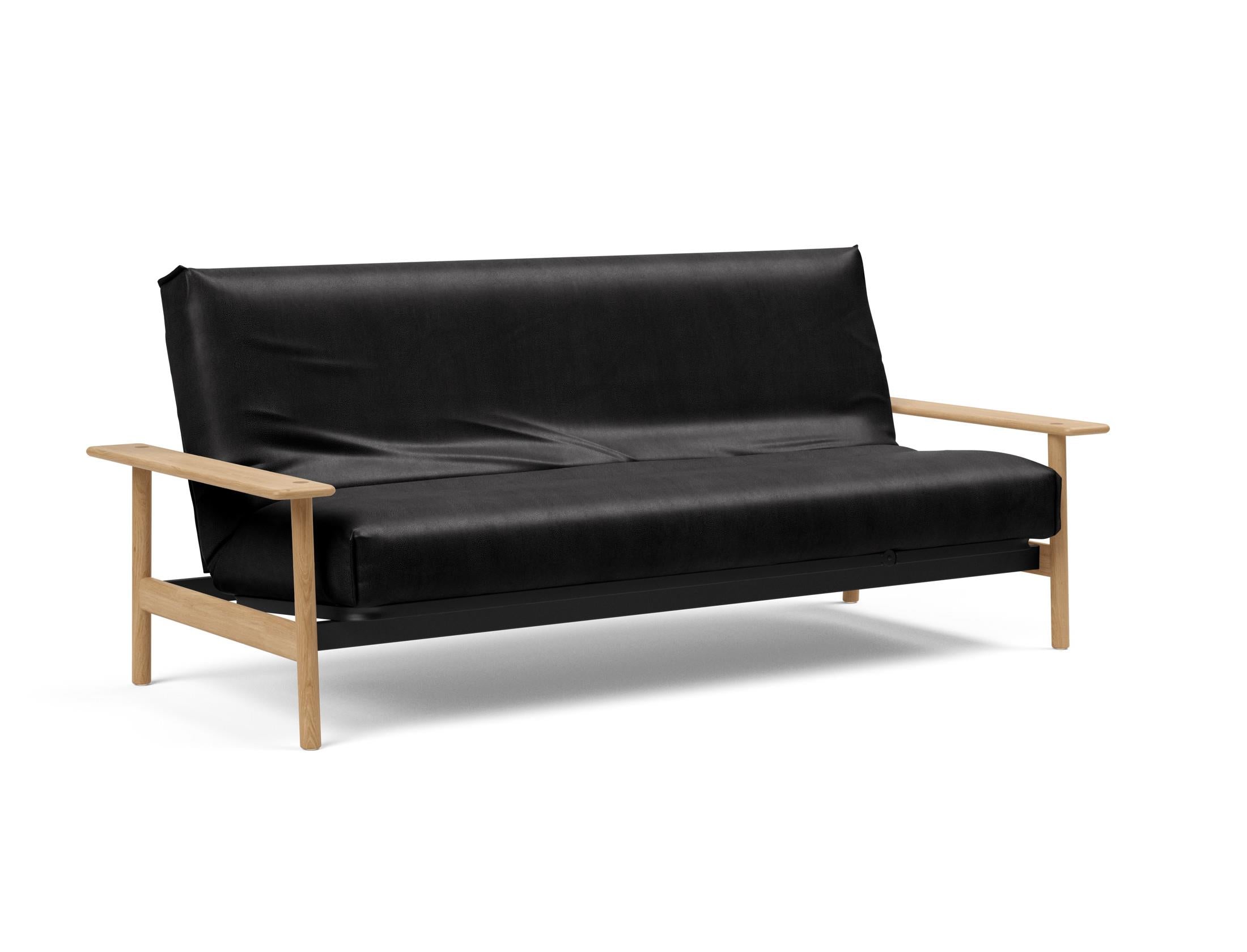 Erleben Sie das Balder Bettsofa 140 Nordic Cover Soft Spring von Innovation Living – eine perfekte Kombination aus modernem Stil und optimalem Schlafkomfort.