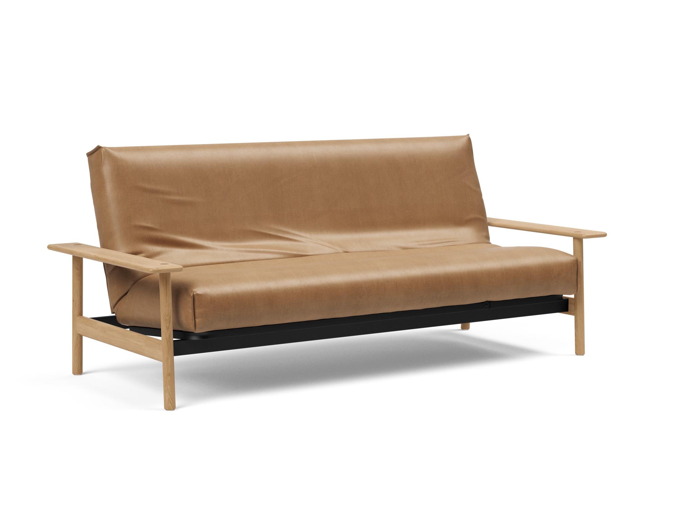 Entdecken Sie das Balder Bettsofa 140 Nordic Cover Soft Spring von Innovation Living – stilvolles Design trifft auf höchsten Schlafkomfort für Ihr Zuhause.