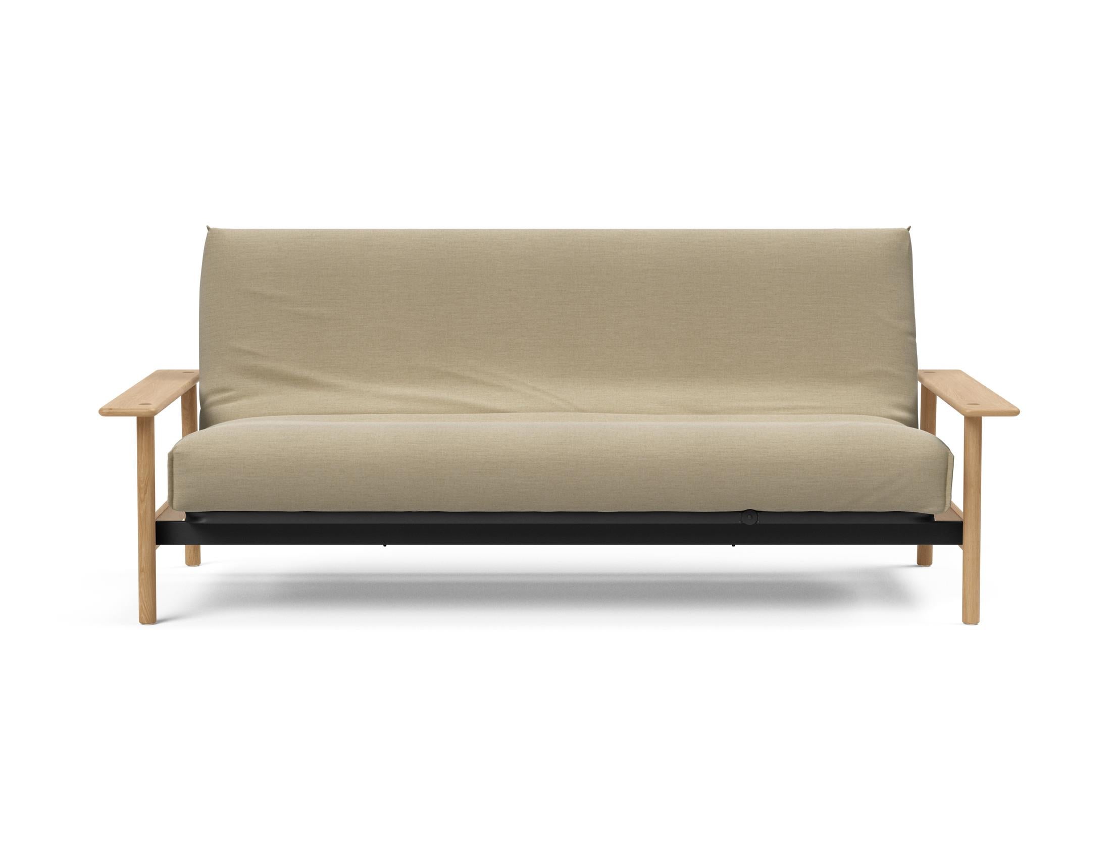 Elegantes Balder Bettsofa 140 mit Nordic Cover, ideal für stilvolle Wohnräume und komfortable Übernachtungen.
