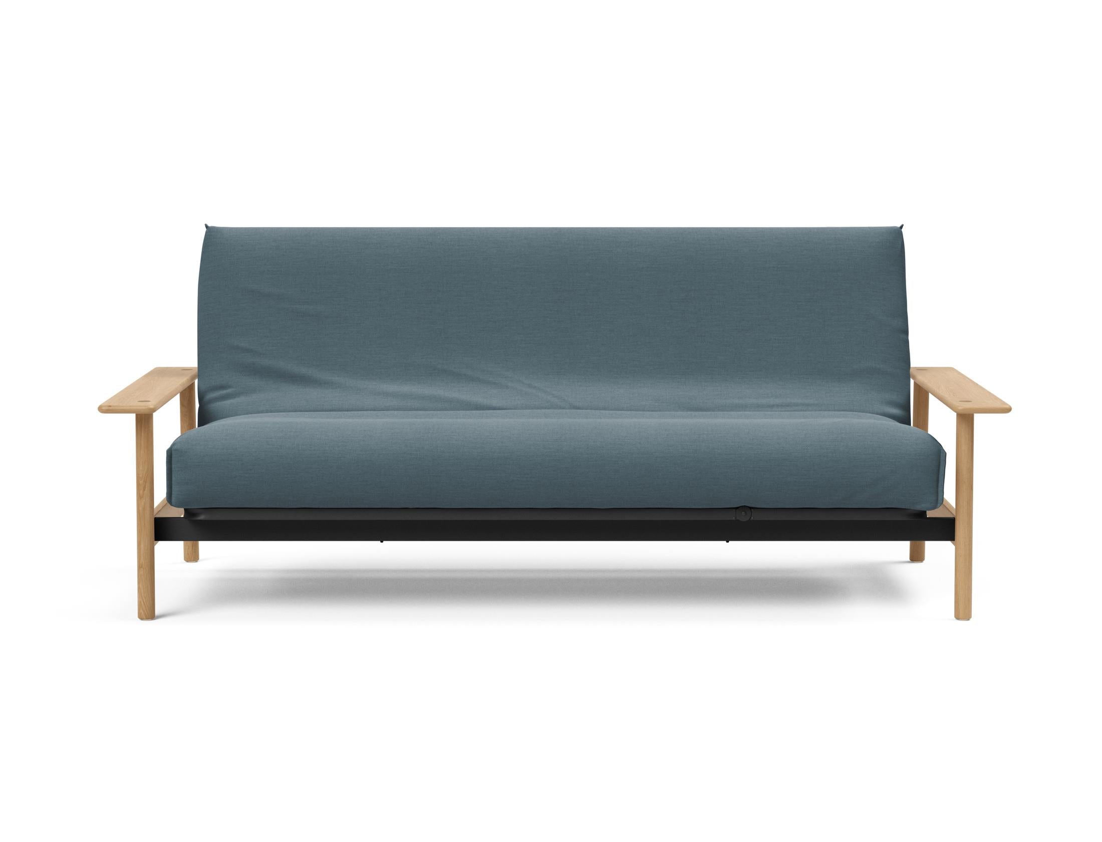 Erleben Sie das Balder Bettsofa 140 Nordic Cover Soft Spring von Innovation Living – eine perfekte Kombination aus modernem Stil und optimalem Schlafkomfort.