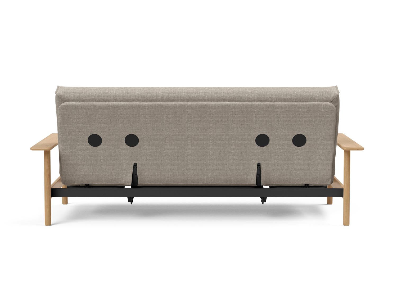 Erleben Sie das Balder Bettsofa 140 Nordic Cover Soft Spring von Innovation Living – eine perfekte Kombination aus modernem Stil und optimalem Schlafkomfort.