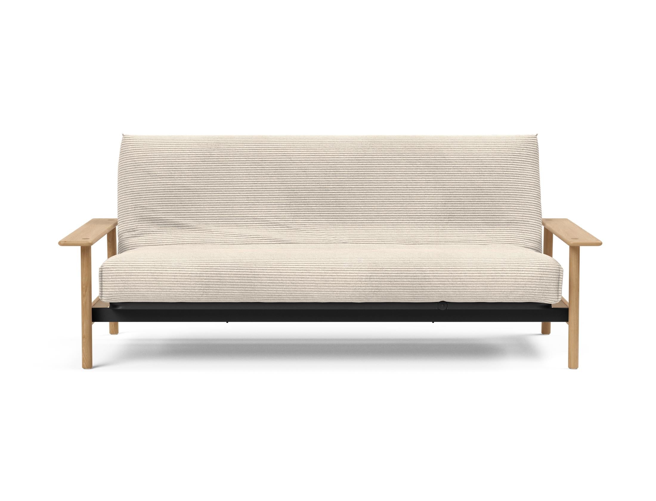 Modernes Balder Bettsofa 140 in Nordic Cover, perfekt für gemütliche Nächte und stilvolle Wohnräume, mit bequemer Soft Spring-Federung.