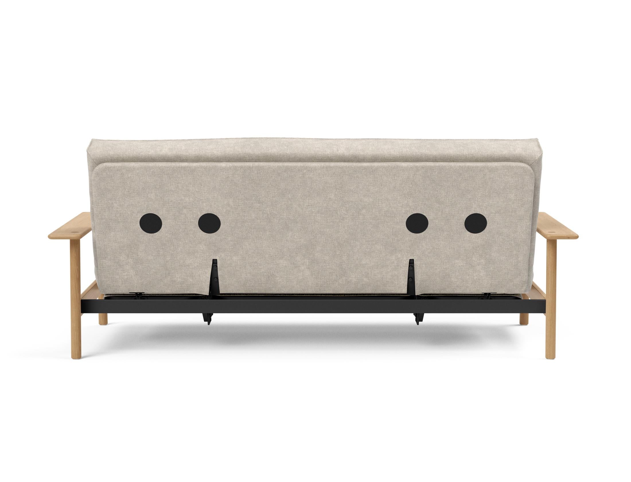 Erleben Sie das Balder Bettsofa 140 Sharp Plus Cover – ein elegantes, vielseitiges Schlafsofa, das Komfort und dänisches Design vereint.