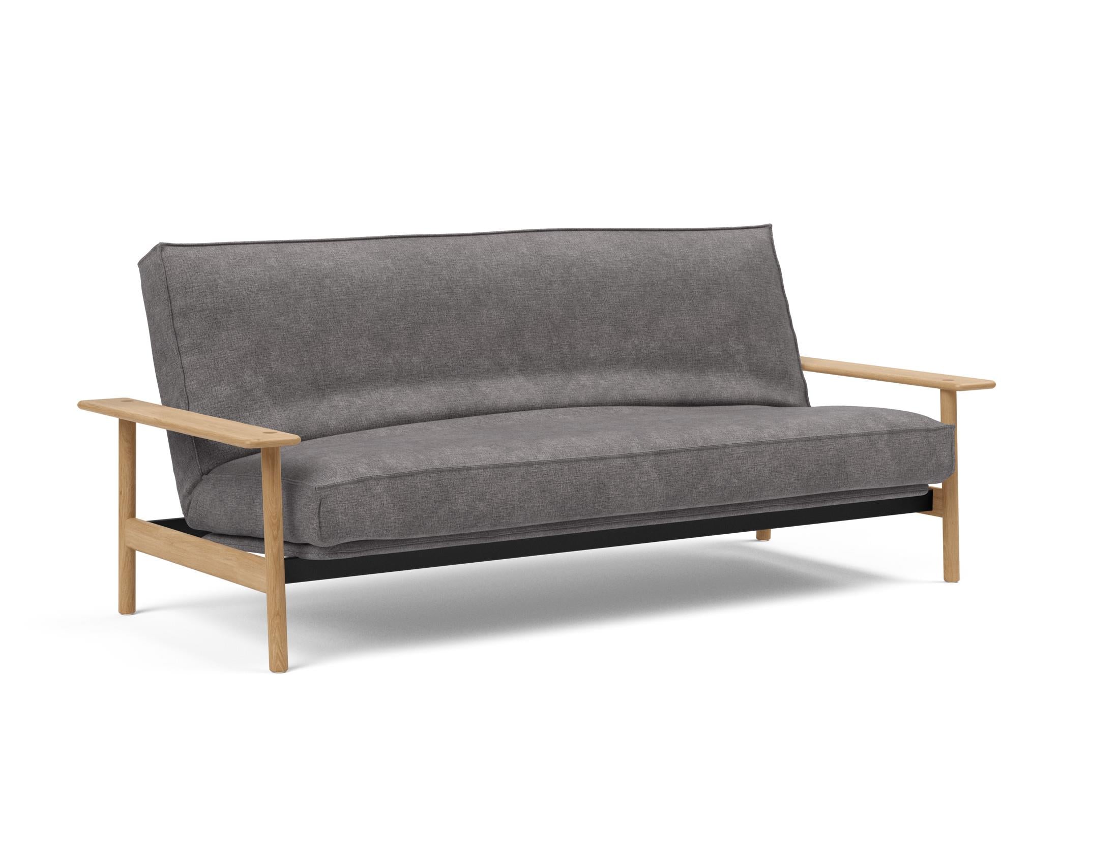 Erleben Sie das Balder Bettsofa 140 Sharp Plus Cover – ein elegantes, vielseitiges Schlafsofa, das Komfort und dänisches Design vereint.
