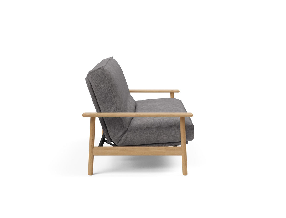 Balder Bettsofa 140 Sharp Plus Cover mit Gestellbezug Soft Spring in 282 Avella Warm Grey präsentiert im Onlineshop von KAQTU Design AG. Bettsofa ist von Innovation Living