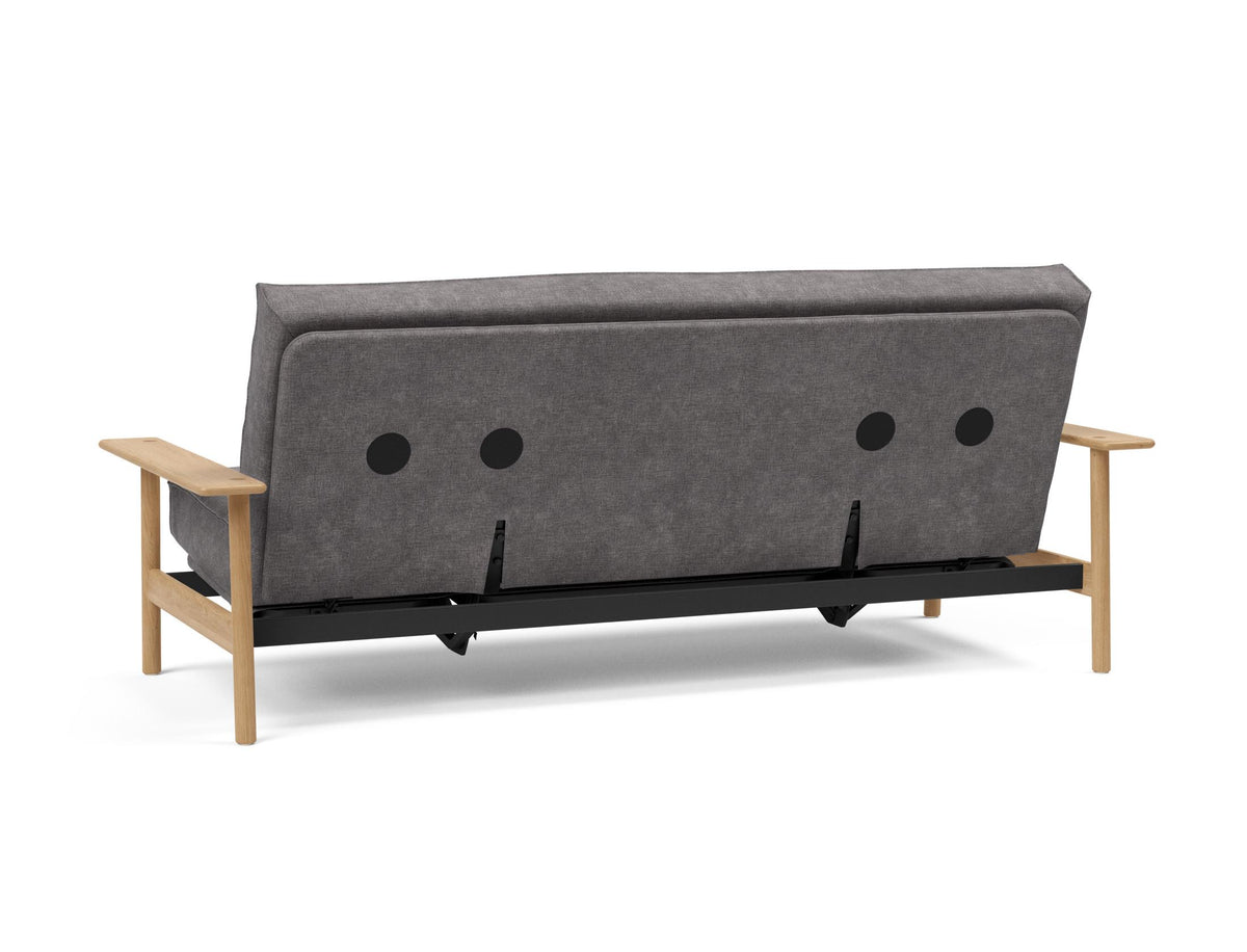 Balder Bettsofa 140 Sharp Plus Cover mit Gestellbezug Soft Spring in 282 Avella Warm Grey präsentiert im Onlineshop von KAQTU Design AG. Bettsofa ist von Innovation Living