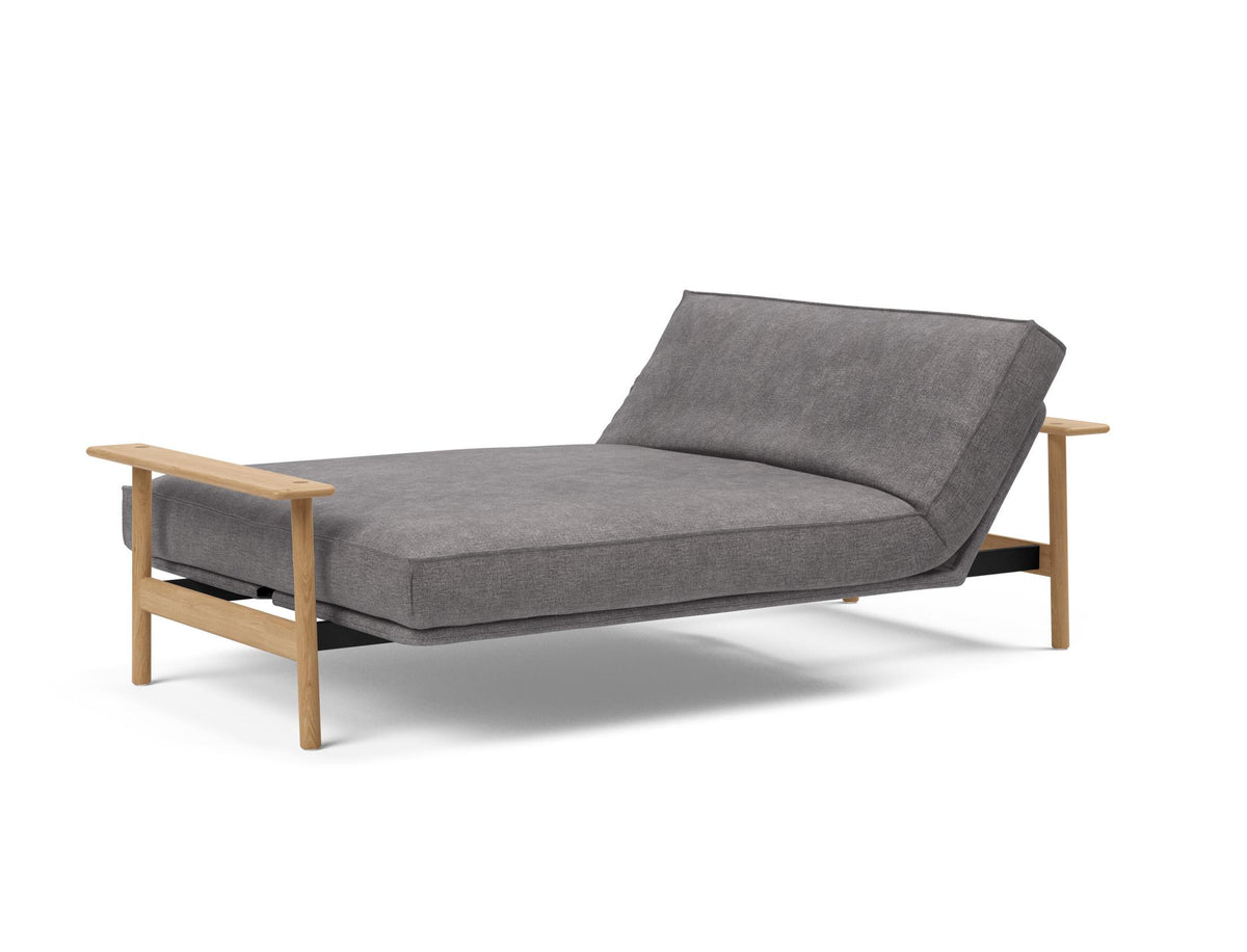 Balder Bettsofa 140 Sharp Plus Cover mit Gestellbezug Soft Spring in 282 Avella Warm Grey präsentiert im Onlineshop von KAQTU Design AG. Bettsofa ist von Innovation Living