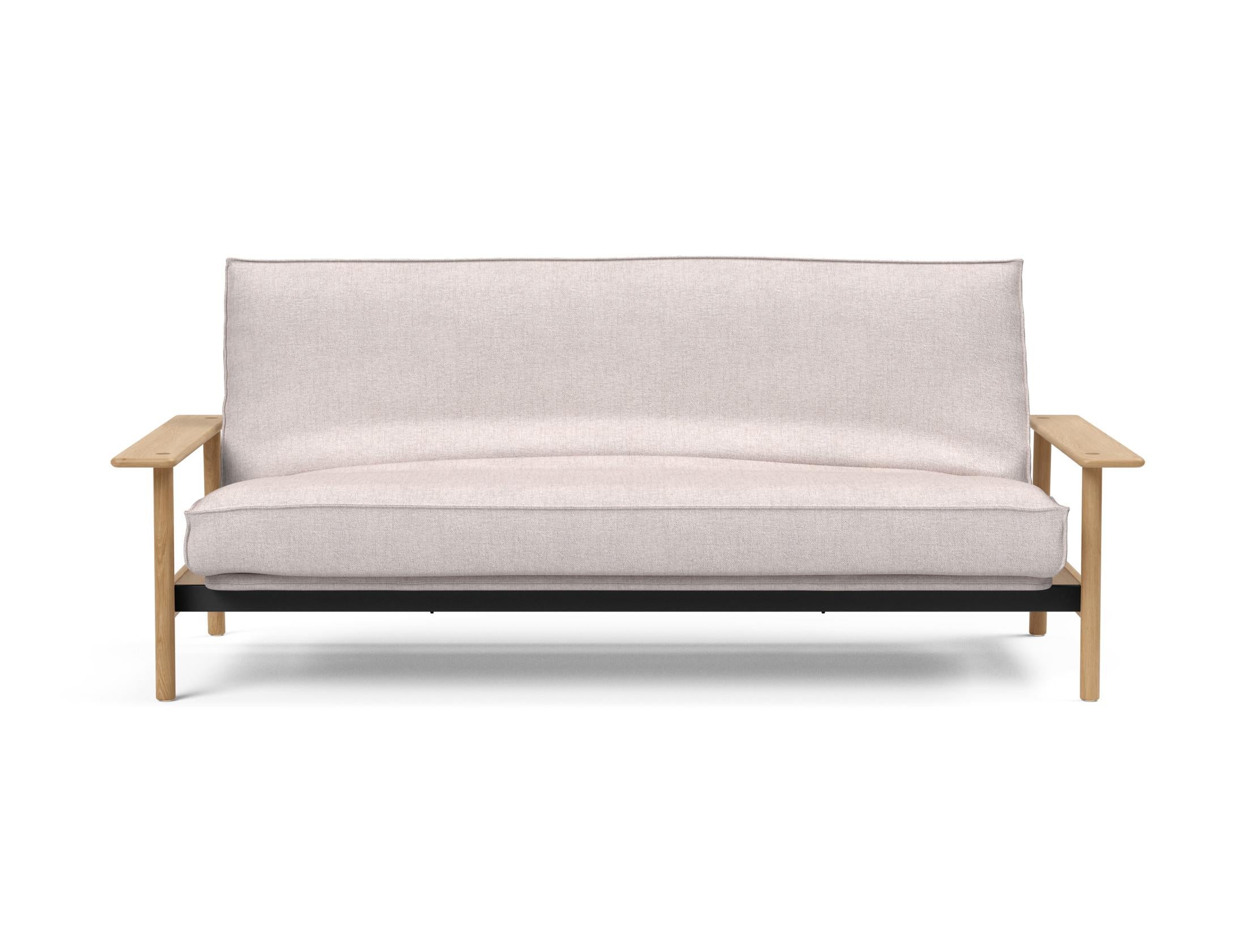 Erleben Sie das Balder Bettsofa 140 Sharp Plus Cover Soft Spring von Innovation Living – stilvolles Design trifft auf höchsten Komfort und Vielseitigkeit.