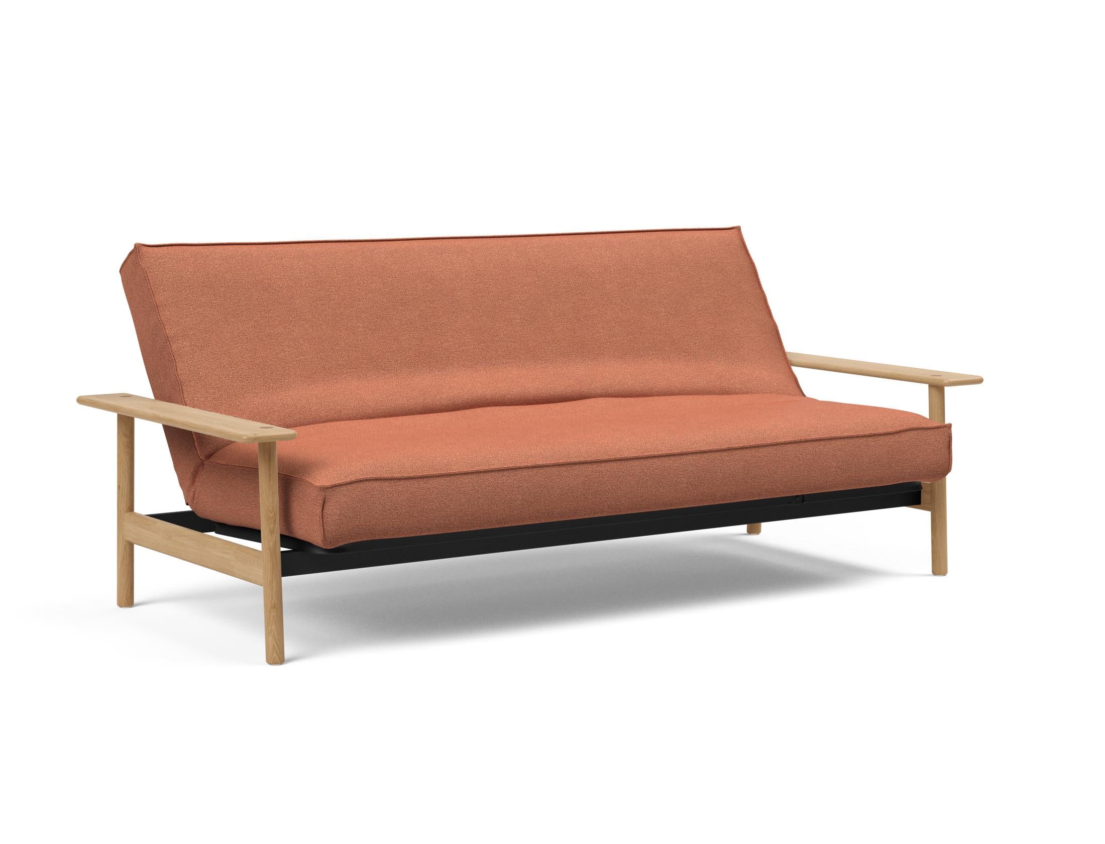 Erleben Sie das Balder Bettsofa 140 Sharp Plus Cover – ein elegantes, vielseitiges Schlafsofa, das Komfort und dänisches Design vereint.