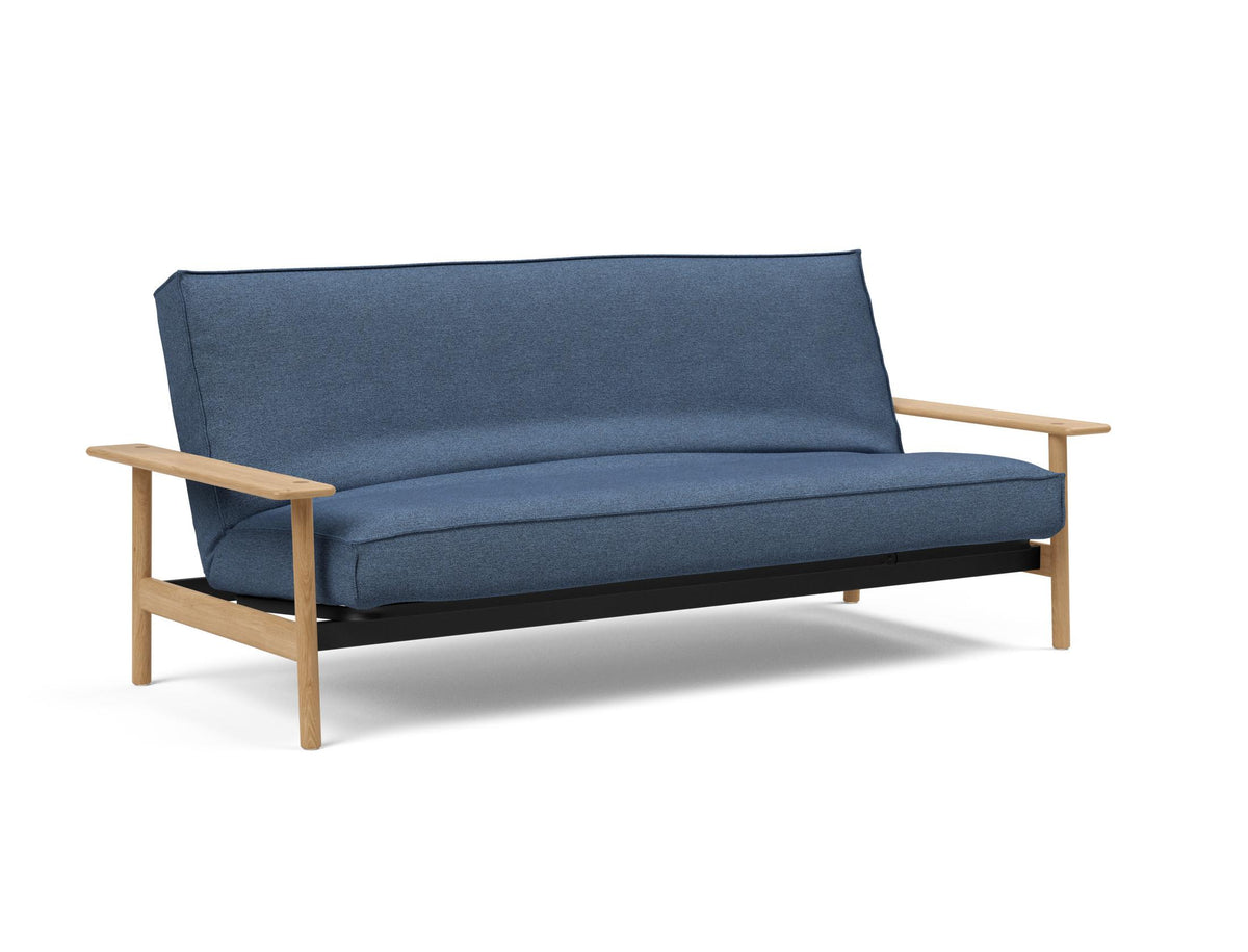 Balder Bettsofa 140 Sharp Plus Cover mit Gestellbezug Soft Spring in 302 Weda Blue präsentiert im Onlineshop von KAQTU Design AG. Bettsofa ist von Innovation Living