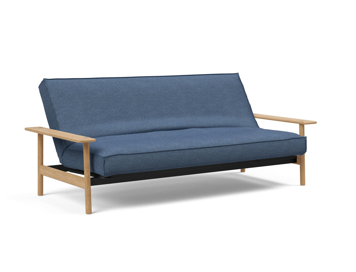 Balder Bettsofa 140 Sharp Plus Cover mit Gestellbezug Soft Spring in 302 Weda Blue präsentiert im Onlineshop von KAQTU Design AG. Bettsofa ist von Innovation Living
