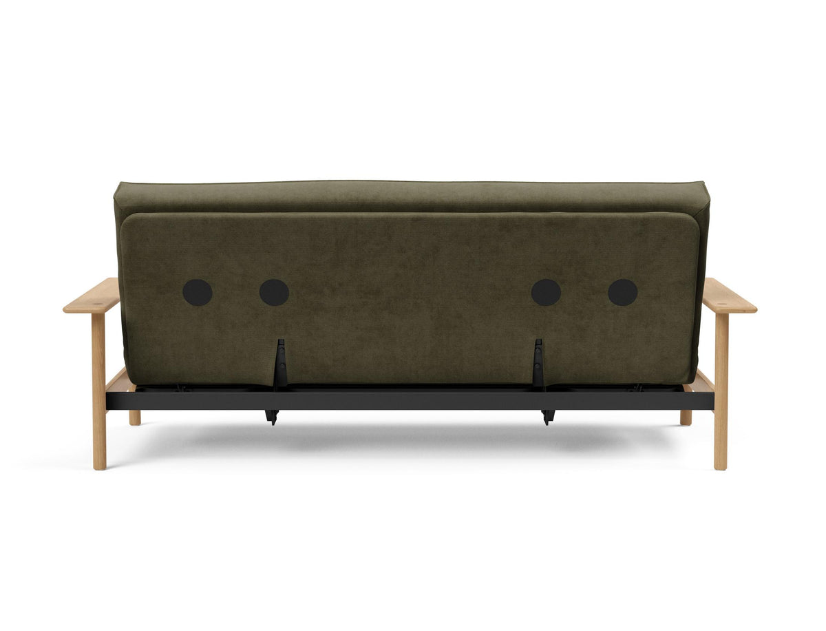 Balder Bettsofa 140 Sharp Plus Cover mit Gestellbezug Soft Spring in 316 Cordufine Pine Green präsentiert im Onlineshop von KAQTU Design AG. Bettsofa ist von Innovation Living
