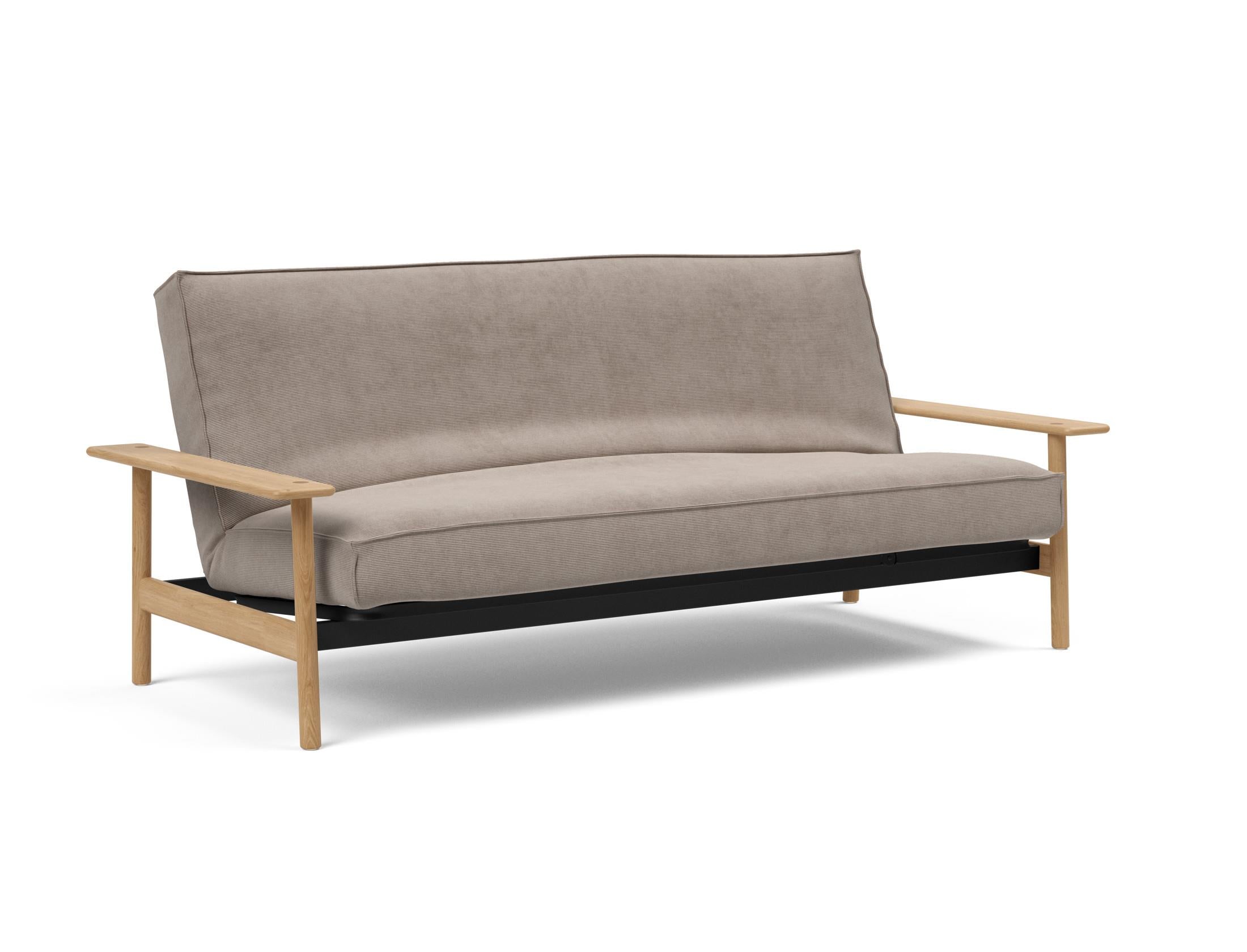 Erleben Sie das Balder Bettsofa 140 Sharp Plus Cover Soft Spring von Innovation Living – modernes Design, hervorragender Komfort und vielseitig einsetzbar.