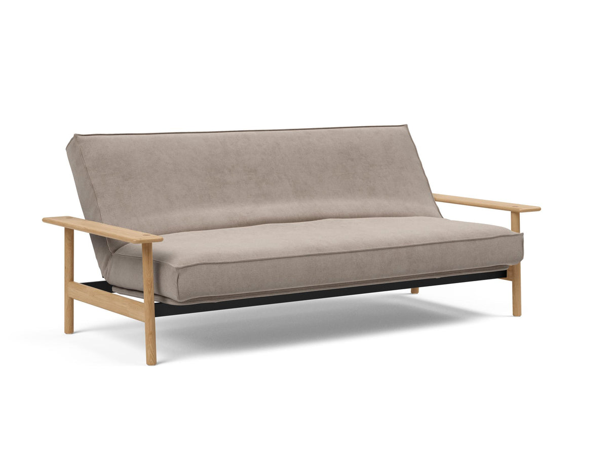 Balder Bettsofa 140 Sharp Plus Cover mit Gestellbezug Soft Spring in 318 Cordufine Beige präsentiert im Onlineshop von KAQTU Design AG. Bettsofa ist von Innovation Living