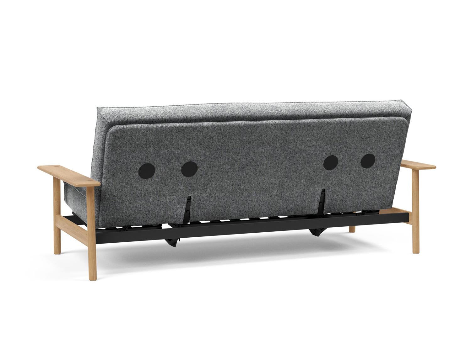 Entdecken Sie das Balder Bettsofa 140 Sharp Plus Cover Soft Spring von Innovation Living – skandinavisches Design trifft auf höchsten Schlafkomfort und Funktionalität.