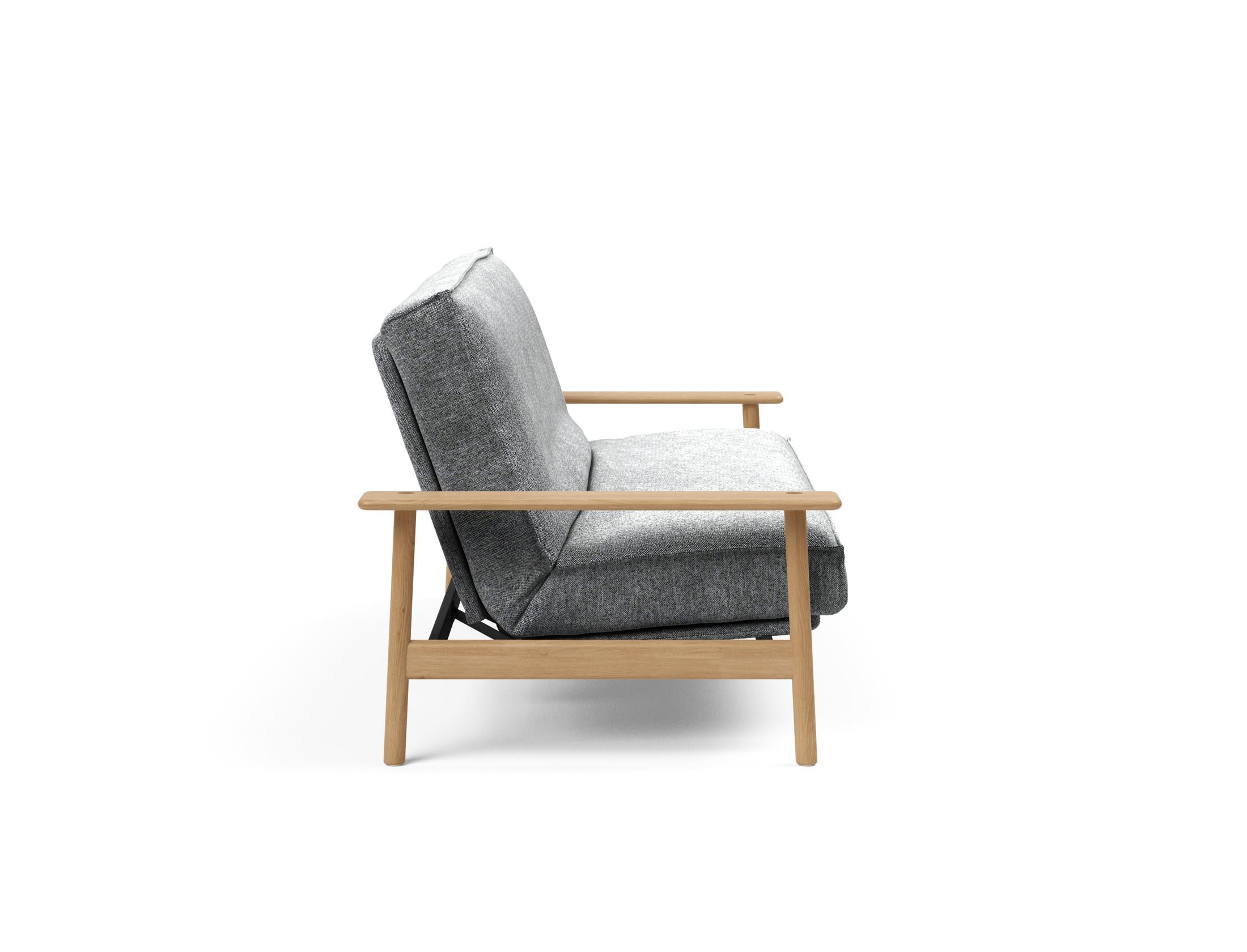 Entdecken Sie das Balder Bettsofa 140 Sharp Plus Cover – ein stilvolles, multifunktionales Schlafsofa für höchsten Komfort und modernes dänisches Design.