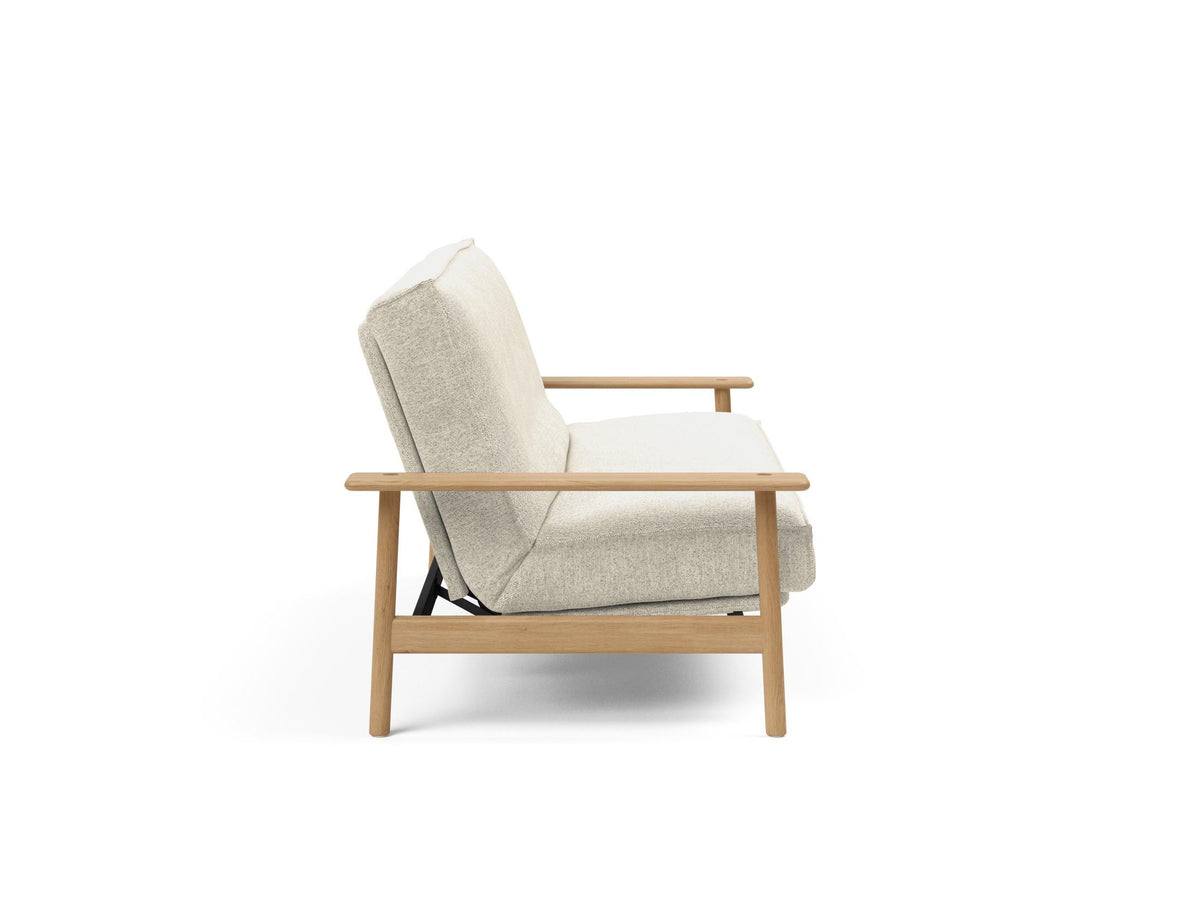 Balder Bettsofa 140 Sharp Plus Cover mit Gestellbezug Soft Spring in 357 Taura Off White präsentiert im Onlineshop von KAQTU Design AG. Bettsofa ist von Innovation Living