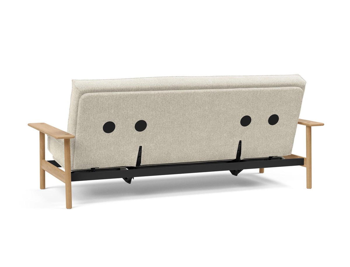Balder Bettsofa 140 Sharp Plus Cover mit Gestellbezug Soft Spring in 357 Taura Off White präsentiert im Onlineshop von KAQTU Design AG. Bettsofa ist von Innovation Living