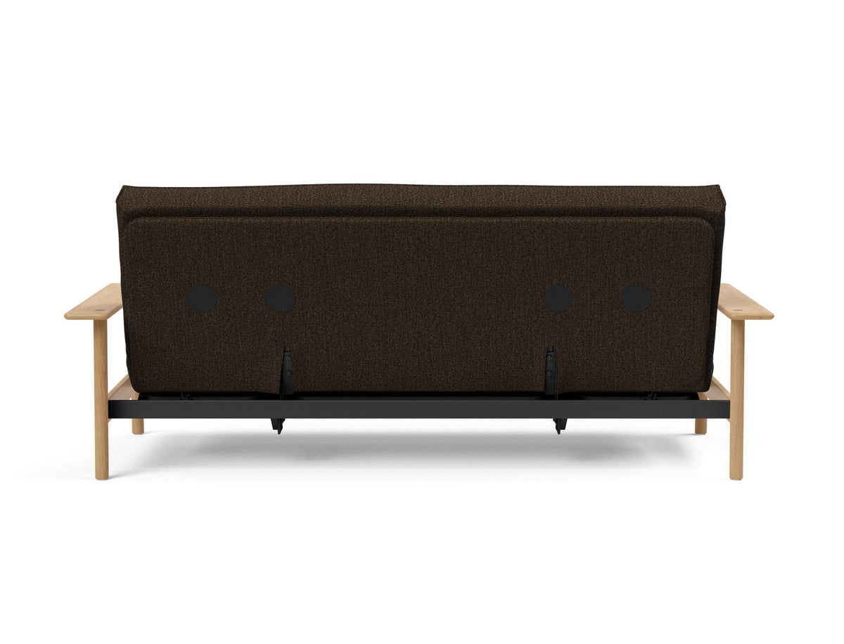 Balder Bettsofa 140 Sharp Plus Cover mit Gestellbezug Soft Spring in 358 Taura Chocco präsentiert im Onlineshop von KAQTU Design AG. Bettsofa ist von Innovation Living