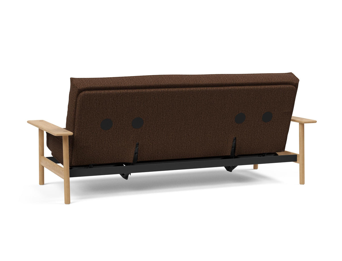 Balder Bettsofa 140 Sharp Plus Cover mit Gestellbezug Soft Spring in 359 Taura Cappuccino präsentiert im Onlineshop von KAQTU Design AG. Bettsofa ist von Innovation Living