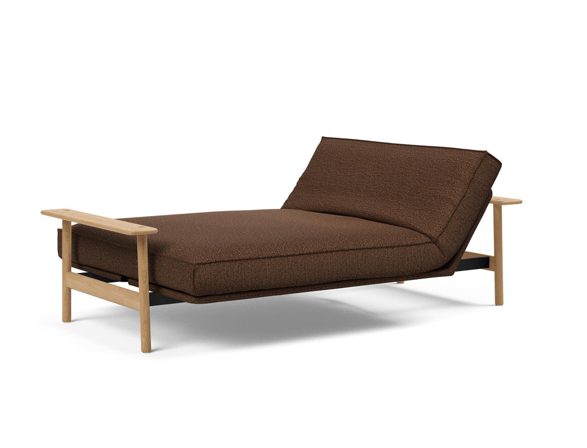 Balder Bettsofa 140 Sharp Plus Cover mit Gestellbezug Soft Spring in 359 Taura Cappuccino präsentiert im Onlineshop von KAQTU Design AG. Bettsofa ist von Innovation Living