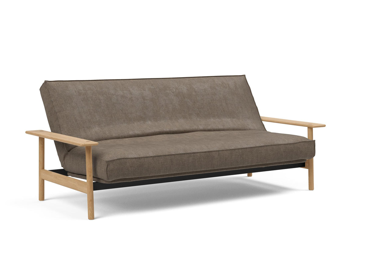 Balder Bettsofa 140 Sharp Plus Cover mit Gestellbezug Soft Spring in 411 Esina Cedar Brown präsentiert im Onlineshop von KAQTU Design AG. Bettsofa ist von Innovation Living