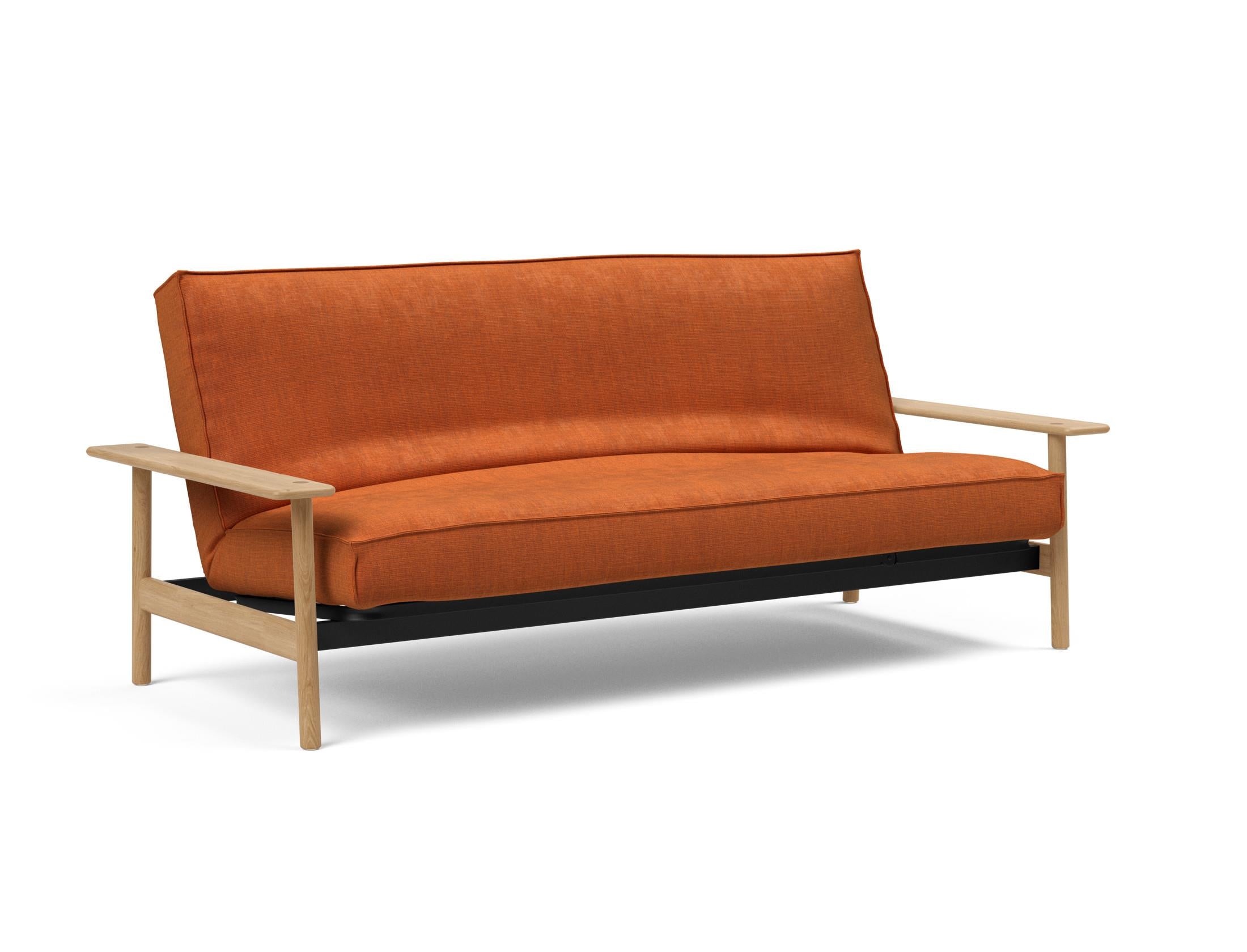 Erleben Sie das Balder Bettsofa 140 Sharp Plus Cover Soft Spring von Innovation Living – modernes Design, hervorragender Komfort und vielseitig einsetzbar.