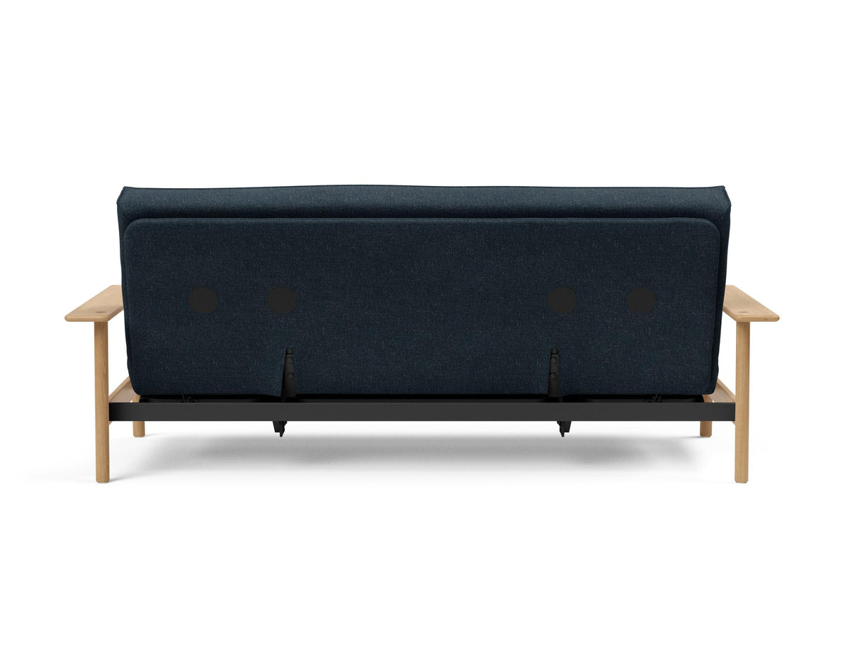 Balder Bettsofa 140 Sharp Plus Cover mit Gestellbezug Soft Spring in 515 Nist Blue präsentiert im Onlineshop von KAQTU Design AG. Bettsofa ist von Innovation Living