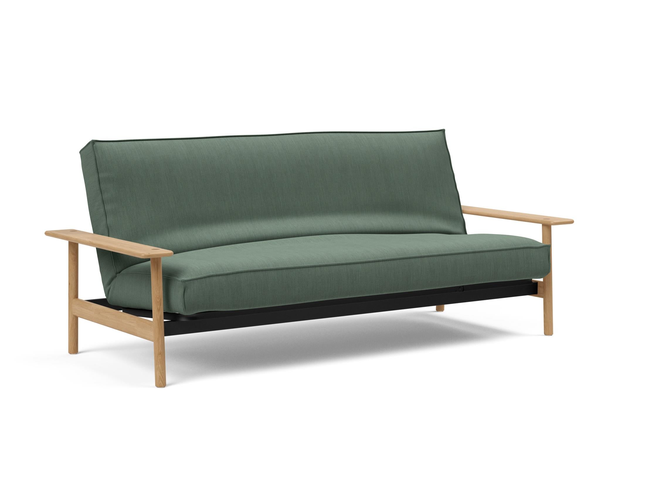 Entdecken Sie das Balder Bettsofa 140 Sharp Plus Cover Soft Spring von Innovation Living – stilvoll, bequem und ideal für jedes Zuhause.